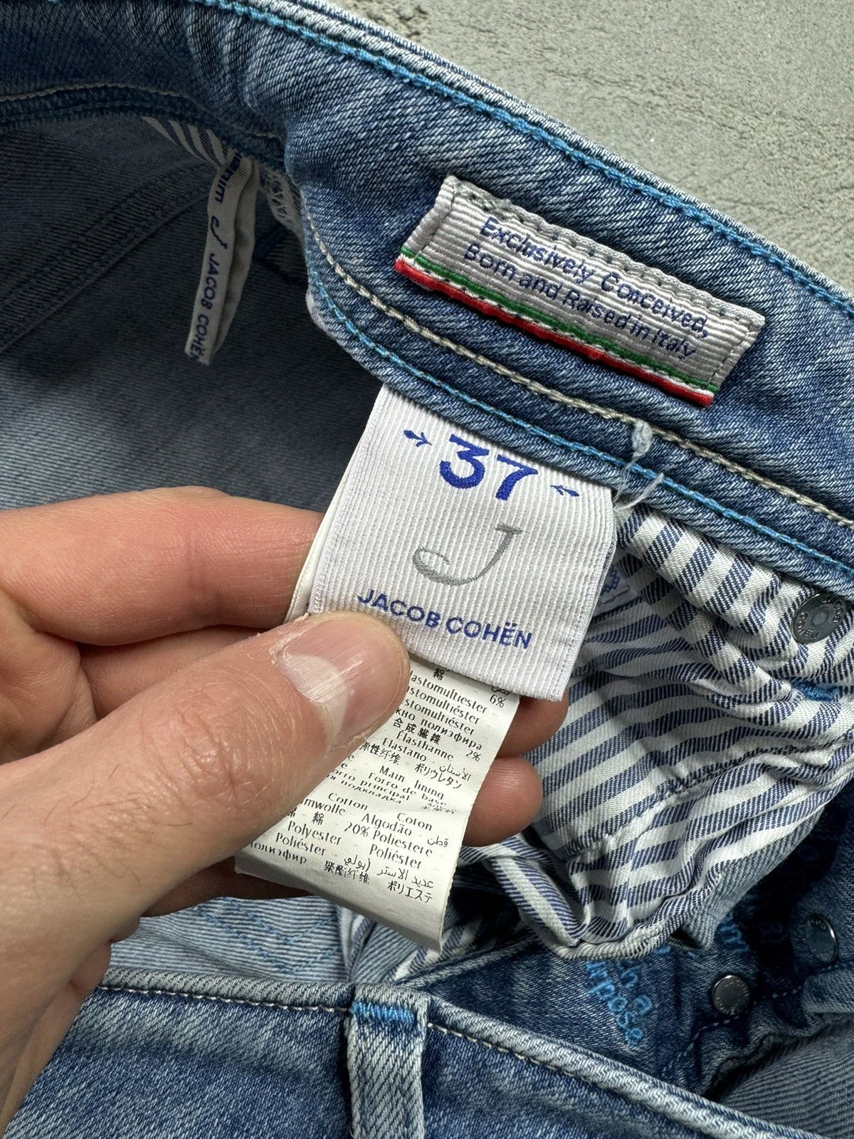Jacob Cohen Rare Luxury Jeans Jacob Cohen Handmade Italy Size US 32 / EU 48 - 9 Thumbnail