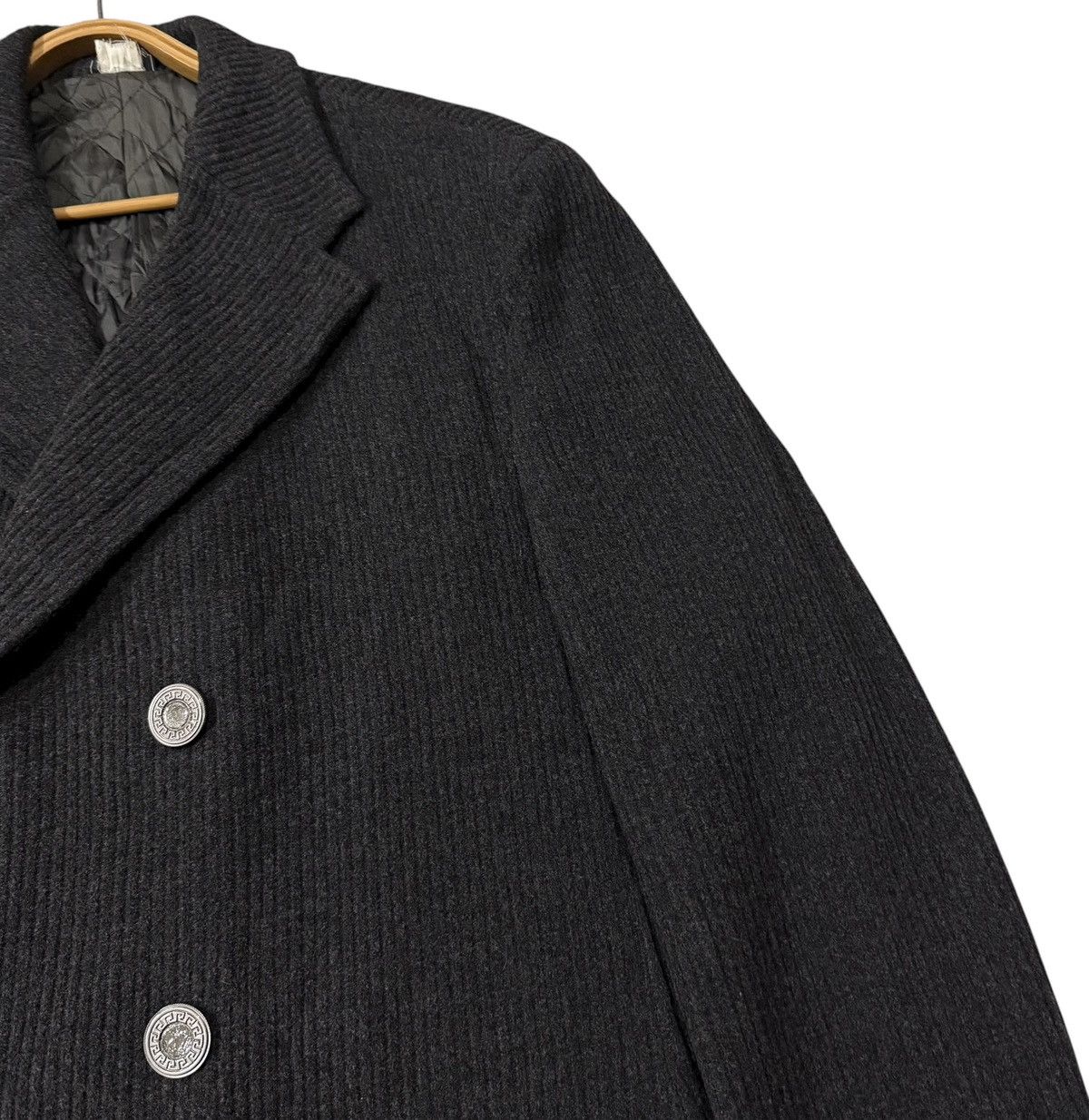 Versace RARE! Vintage Gianni Versace Laine Wool Double Breast Jacket Size US L / EU 52-54 / 3 - 2 Thumbnail