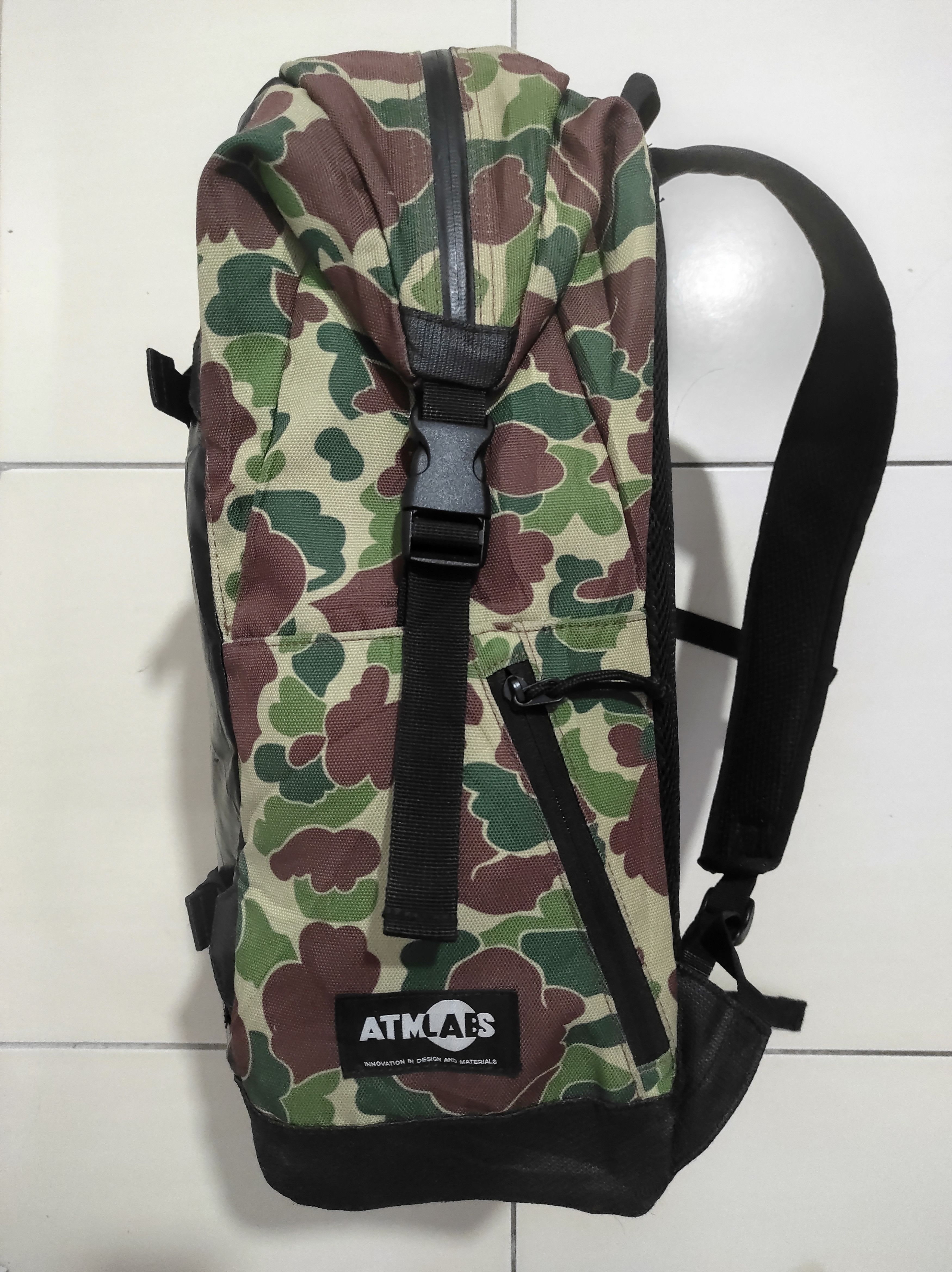 image of Atmoslab X Columbia Ss17 Duck Camo Backpack Limited Edition, Men's