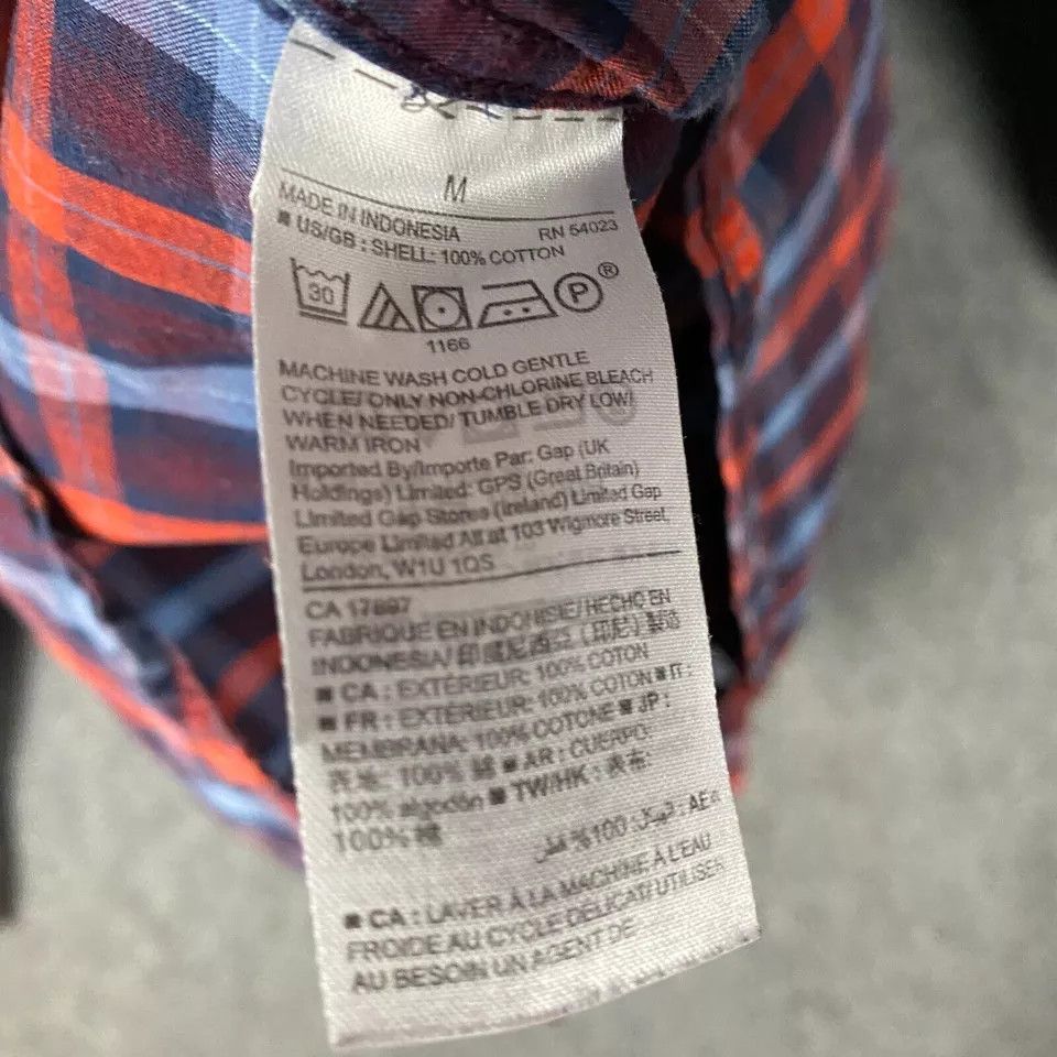 Gap Gap Button Down Shirt Men's Long Sleeve Plaid Multicolor M Size US M / EU 48-50 / 2 - 6 Thumbnail