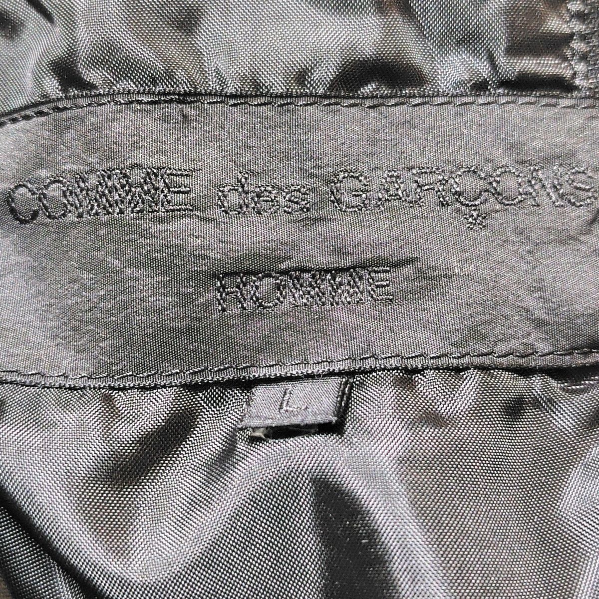 Comme des Garcons Homme Jacket Shoulder Pads Tailored Polyester Black Size US L / EU 52-54 / 3 - 3 Thumbnail