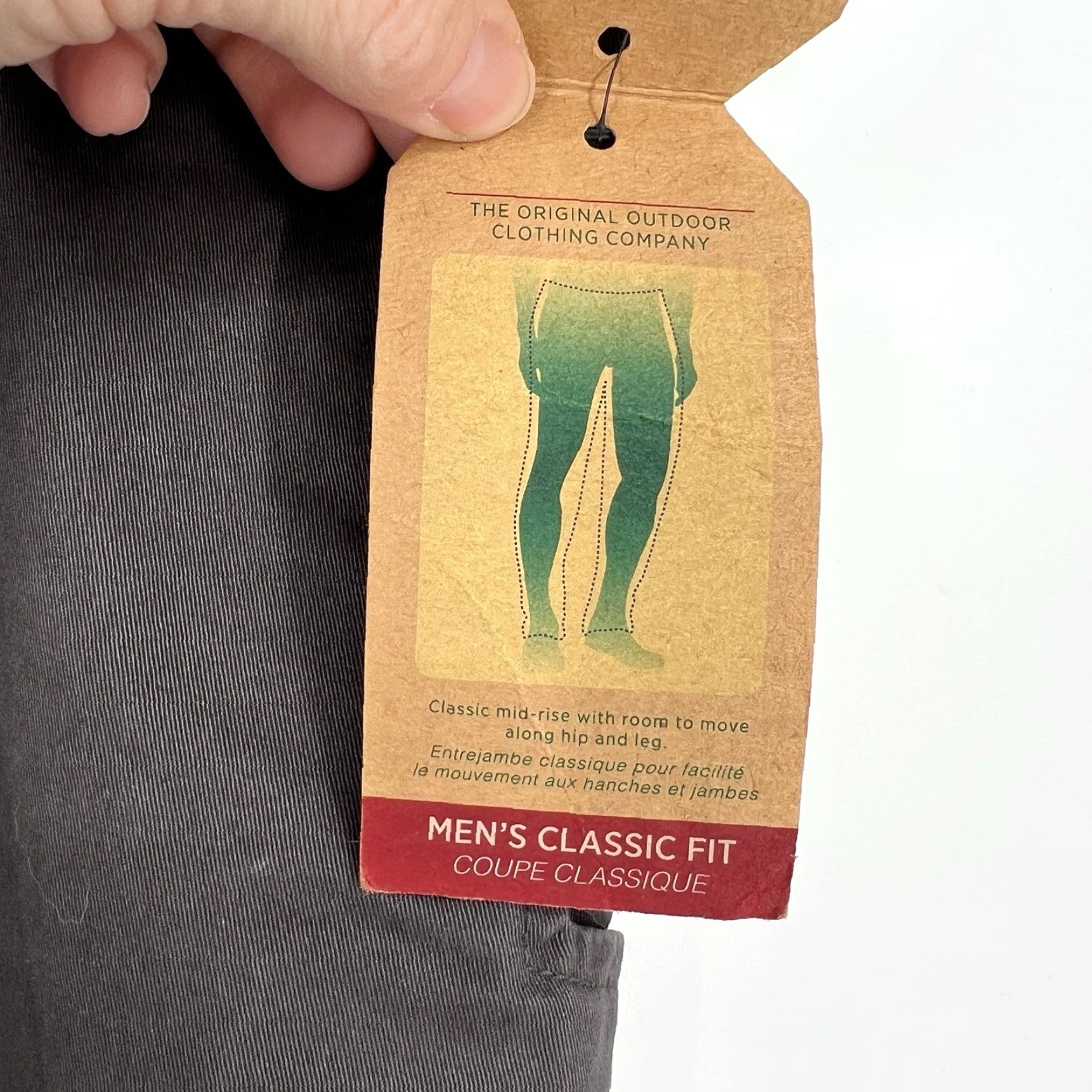 Vintage Woolrich Milestone Chino Pants Flat Front 38x31 Gray Mens Regular 38 Sl ash Pocket Classic Comfort USA Logo NWT Size US 38 / EU 54 - 4 Thumbnail