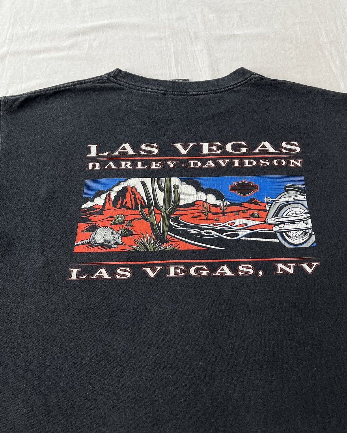 Harley Davidson Vintage 2001 Harley Davidson Las Vegas Pocket Long Sleeve Size US L / EU 52-54 / 3 - 17 Thumbnail