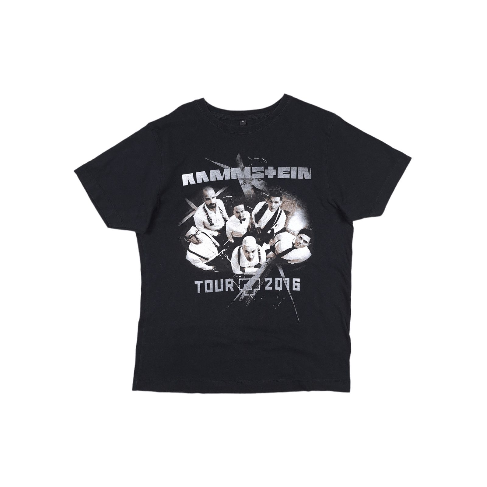 Band Tees 💎 Rammstein 2016 Tour Black T-shirt Festival Vintage Y2K Size US M / EU 48-50 / 2 - 1 Thumbnail