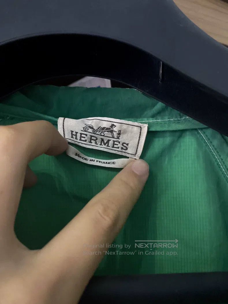 Hermes Hermes Men's green windbreaker Size US S / EU 44-46 / 1 - 4 Thumbnail