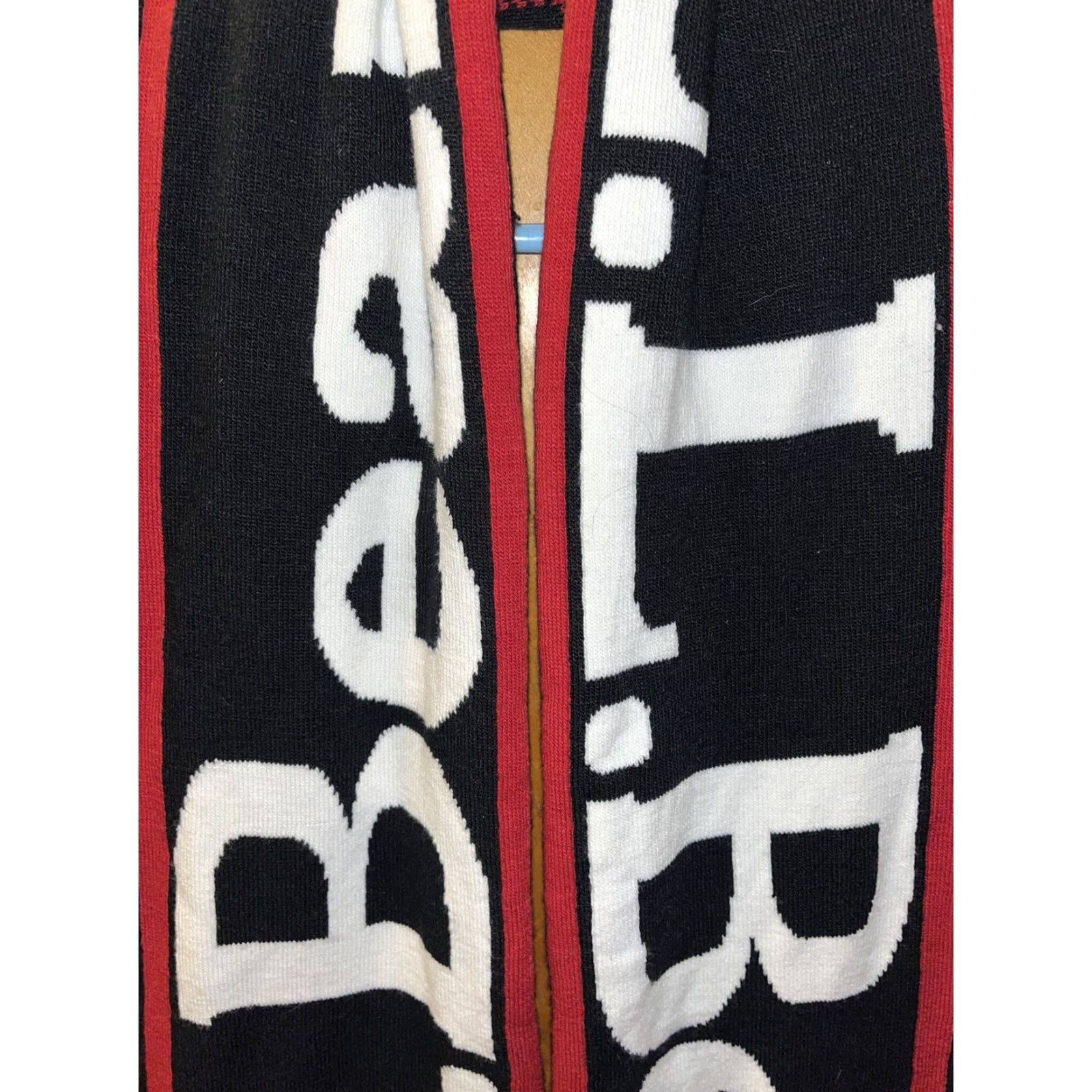 Vintage VINTAGE L.L. Bean Unisex Winter Scarf Reversible Buffalo Plaid Red/Black/White Warm Accessories Size ONE SIZE - 2 Thumbnail