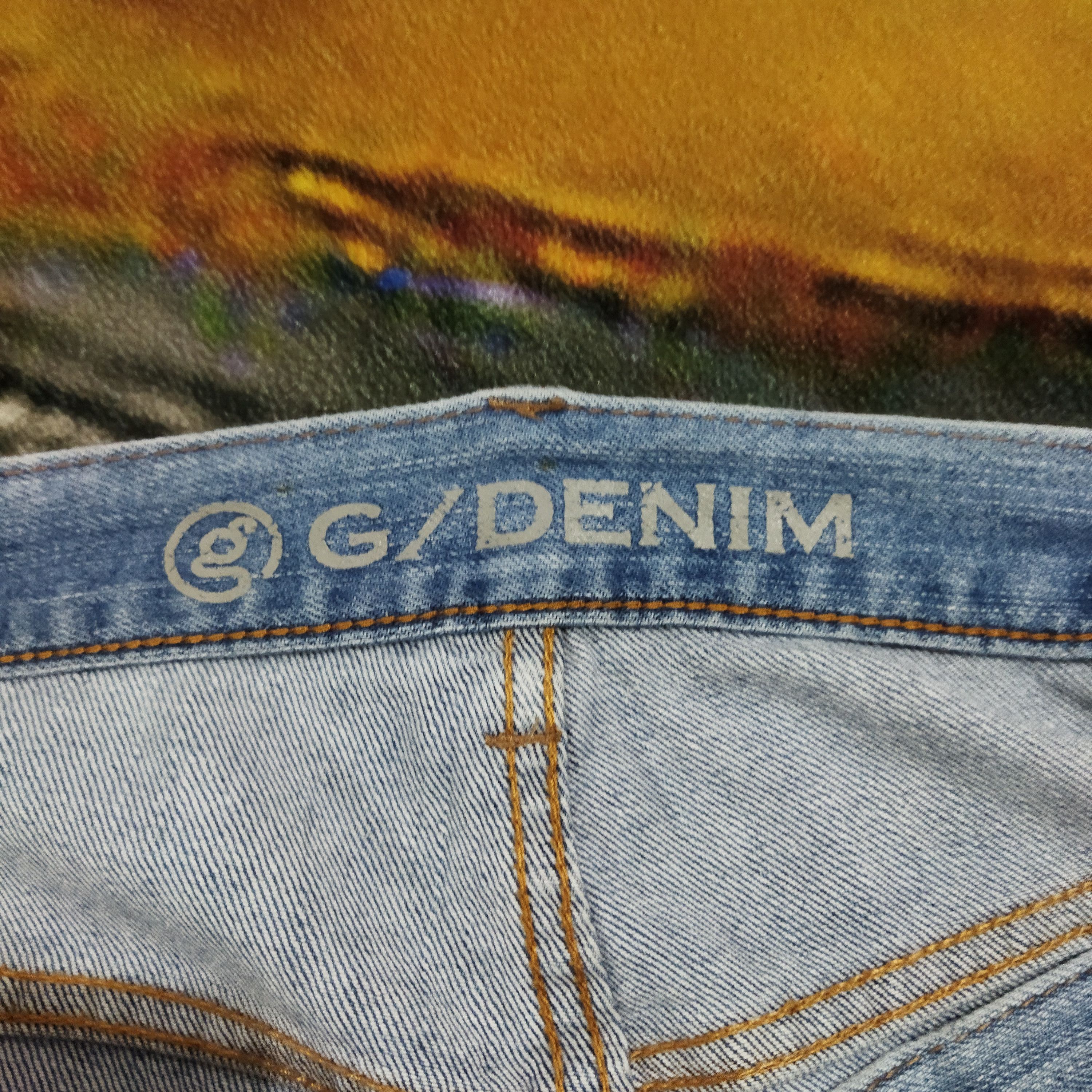 Japanese Brand G/DENIM DISTRESSED FADED BLUE JEANS PANTS Size US 34 / EU 50 - 11 Thumbnail