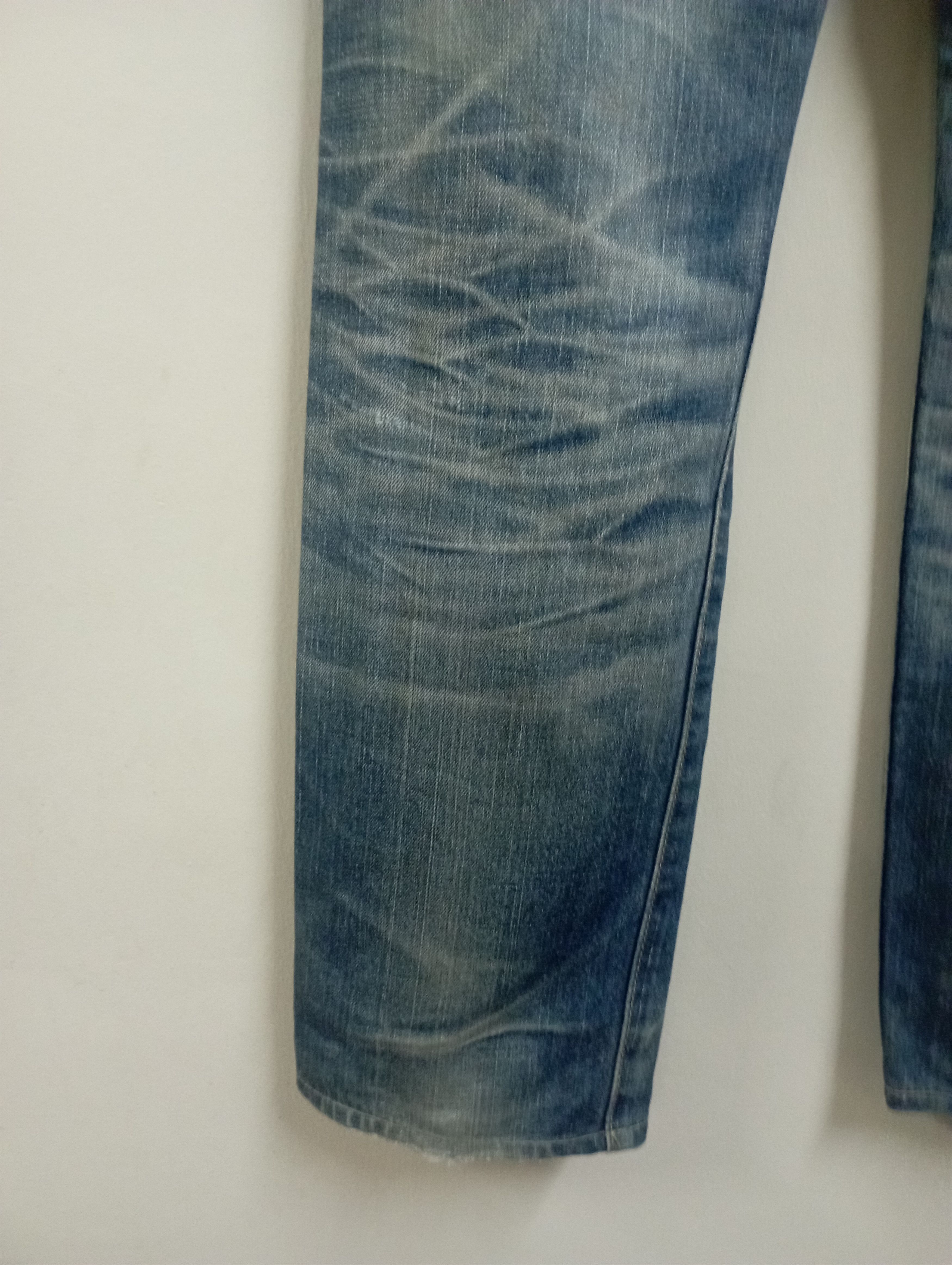 Sugar Cane Vintage Selvedge Buckle Distressed Edwin 505ZX Size US 31 - 14 Thumbnail