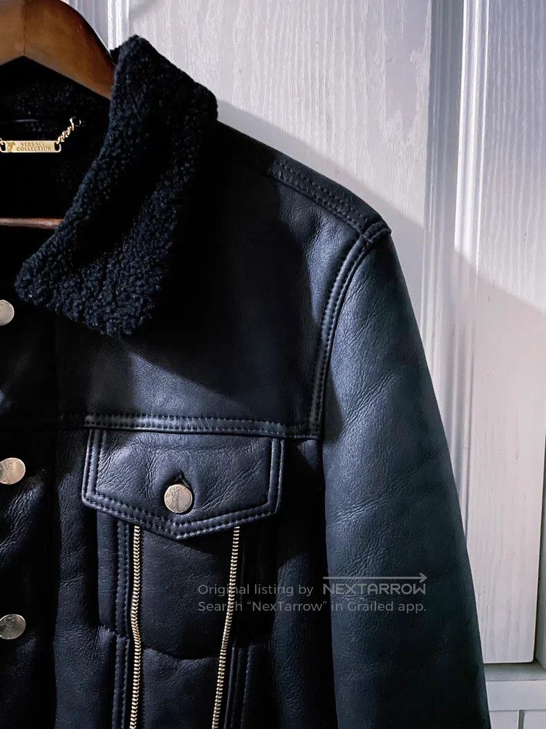 Versace Versace Fur, sheepskin, fur, one-piece jacket, leather coa Size US S / EU 44-46 / 1 - 5 Thumbnail