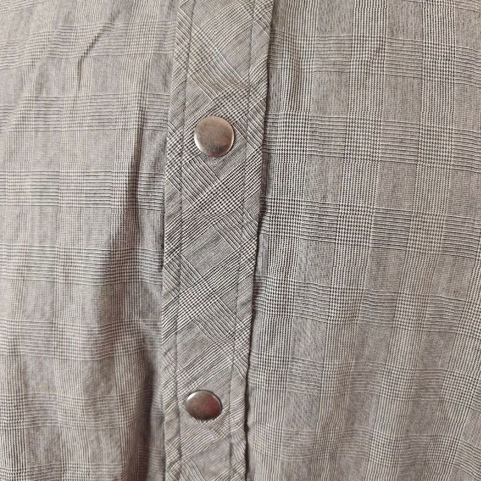 Vintage Hlaska Jacket Mens Large Gray Plaid Hooded Windbreaker Made In USA Size US L / EU 52-54 / 3 - 3 Thumbnail