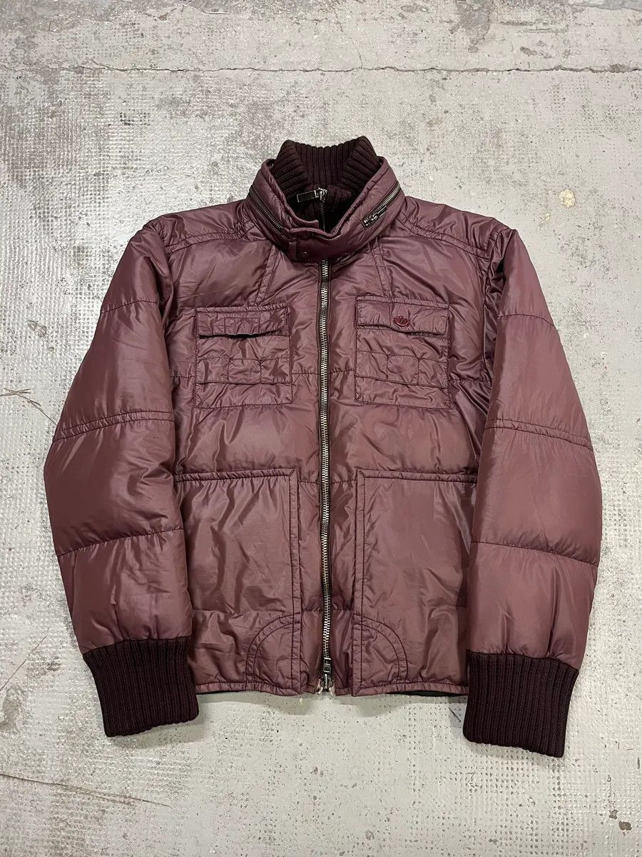 Dirk Bikkembergs Bikkembergs Multi-Pocket Mauve Nylon Puffer Jacket Size US M / EU 48-50 / 2 - 1 Thumbnail