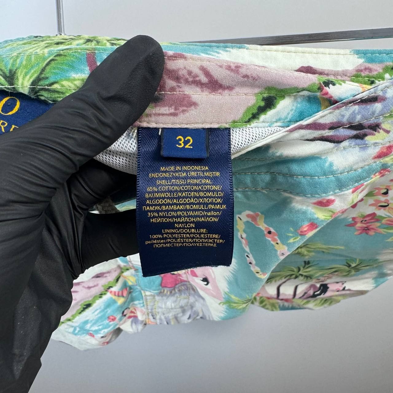 Polo Ralph Lauren Polo Ralph Lauren Hawaiian Swim Shorts Aloha Print Blend M Size US 32 / EU 48 - 4 Thumbnail