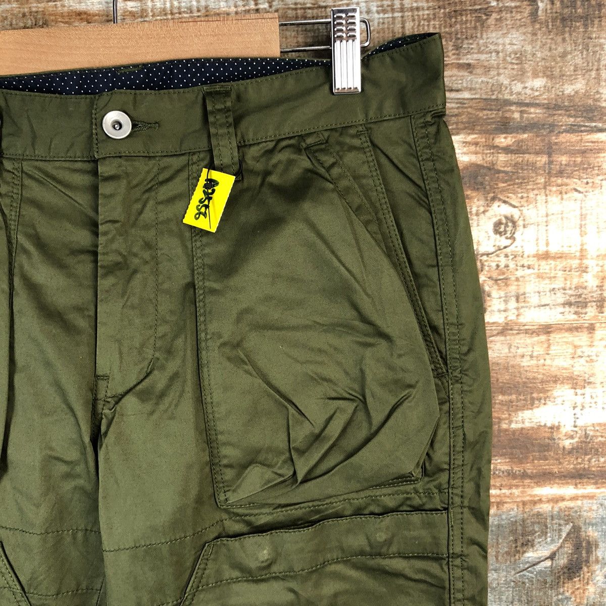 Japanese Brand Vital Green Cargo utility tactical Multipocket Pants #A2556 Size US 29 - 8 Thumbnail