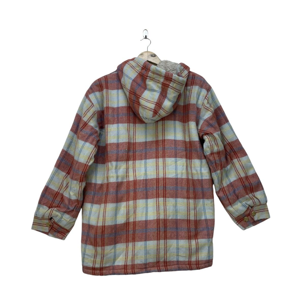 Flannel × Japanese Brand × Vintage Vintage Beth Comb Studio Sherpa Hooded Jacket Size M / US 6-8 / IT 42-44 - 3 Thumbnail