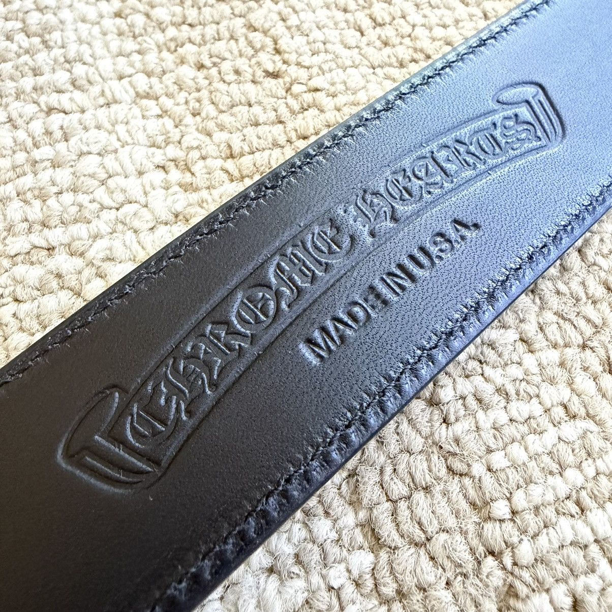 Chrome Hearts CHROME HEARTS BLACK LEATHER BELT STRAP NEW 2026 Size ONE SIZE - 11 Thumbnail
