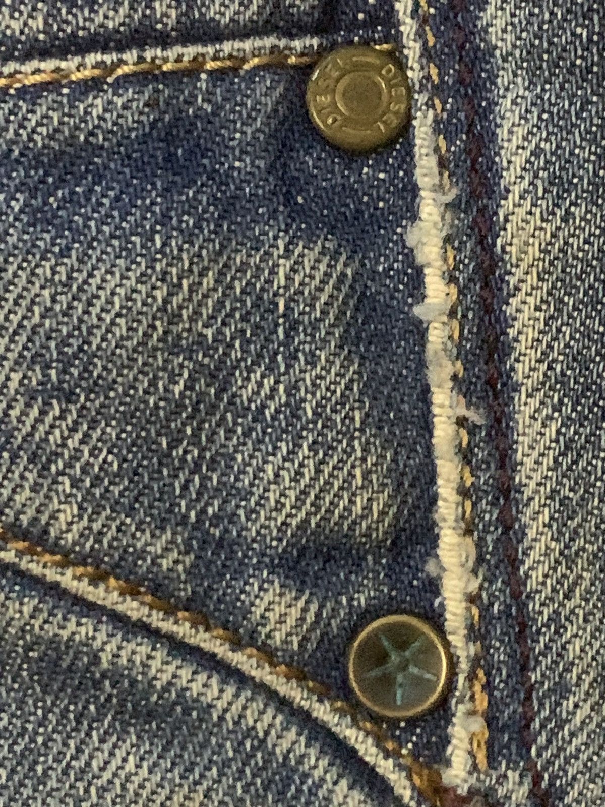 Diesel Distressed Flare Diesel Skinny Denim Jeans Size US 27 - 6 Thumbnail