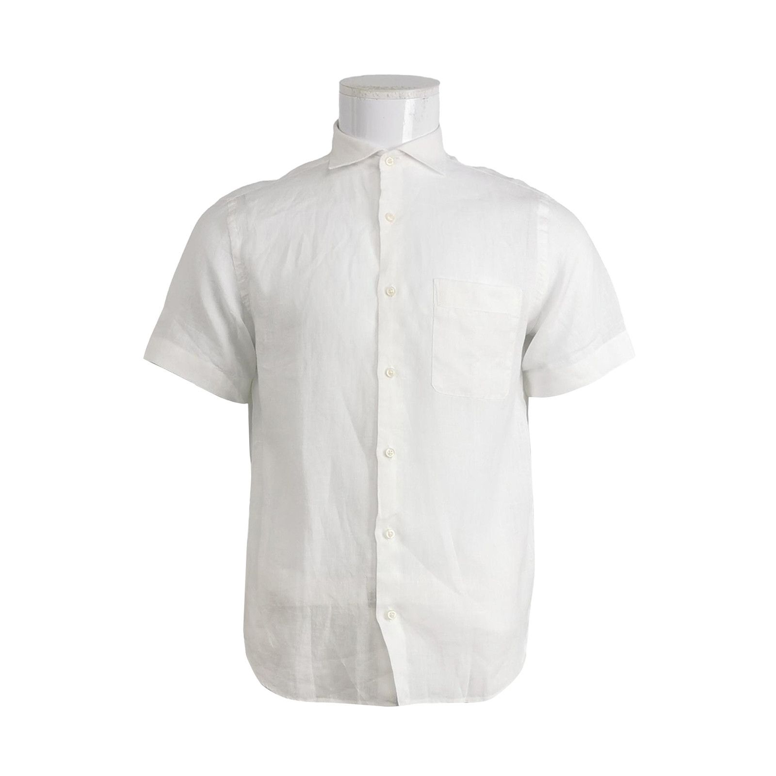 Lanvin Lanvin Collection Linen Short Sleeve Shirt M Size US M / EU 48-50 / 2 - 1 Thumbnail