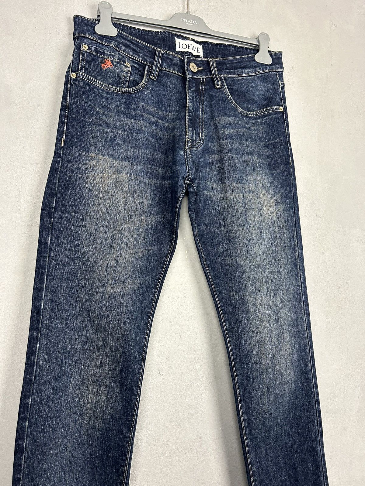 Loewe LOEWE Anagram Denim Jeans Made in Italy W34 Luxury Designer Size US 34 / EU 50 - 14 Thumbnail