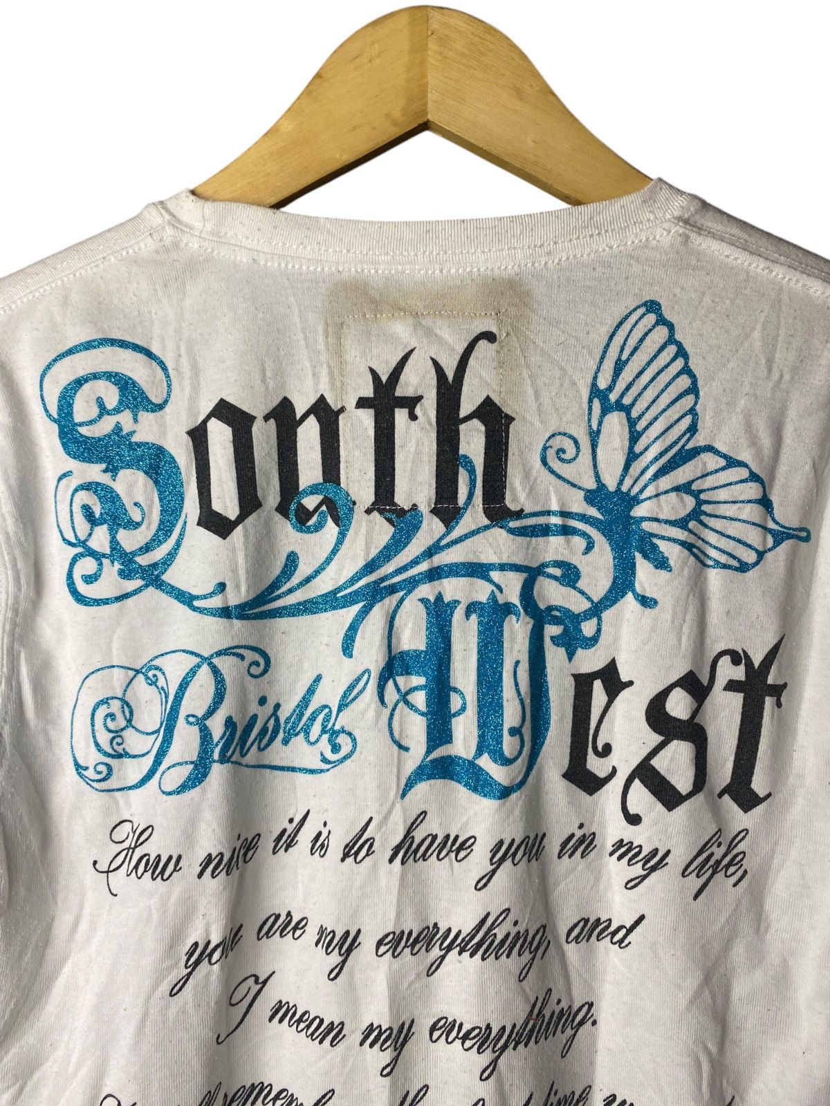 Hysteric Glamour 2000's Night Rider Butterfly Poem Longsleeve Size US M / EU 48-50 / 2 - 6 Thumbnail