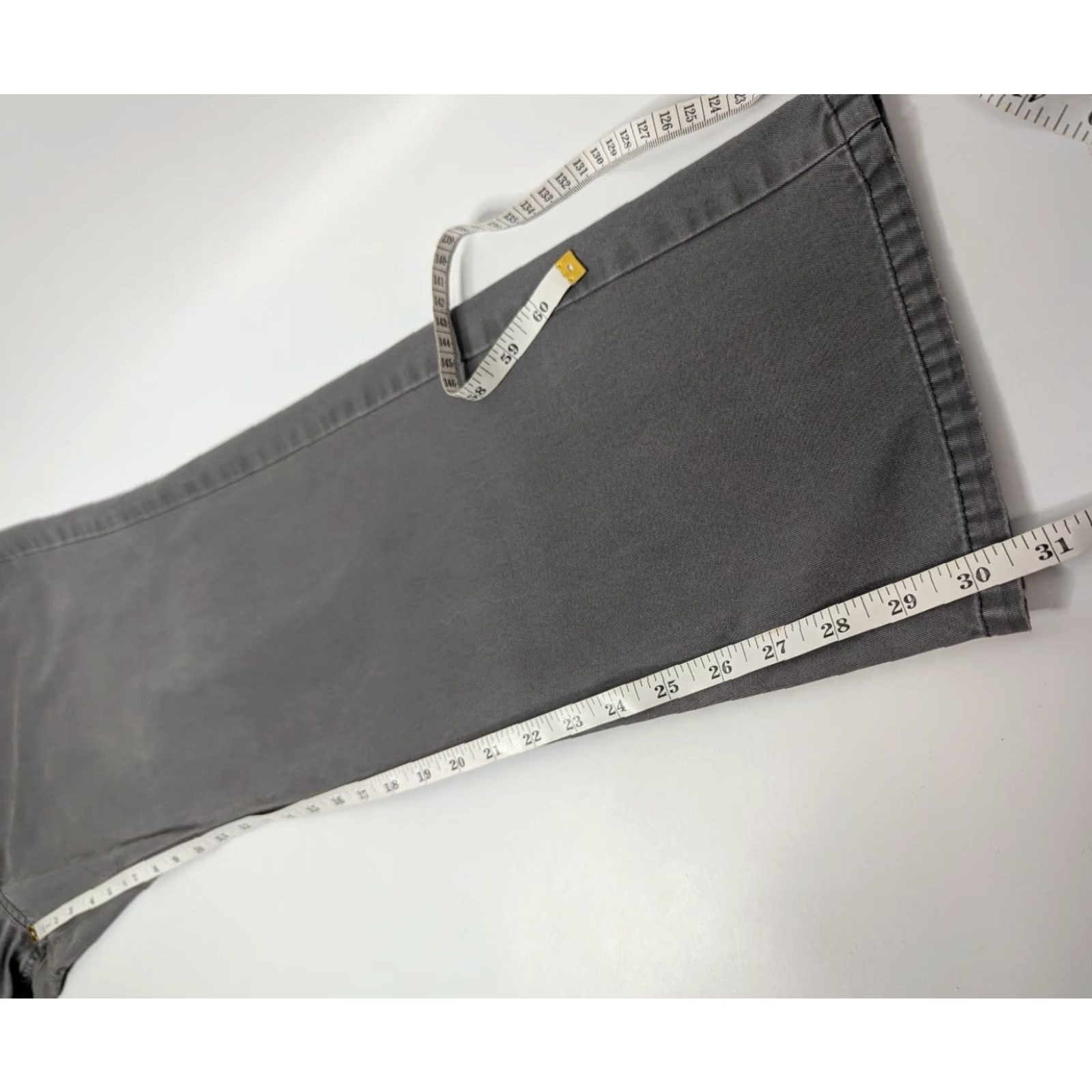 Bonobos Bonobos Mens Slim Straight Fit Chino Pants 38x32 Grey Flat Front Cotton Banobos? Size US 38 / EU 54 - 5 Thumbnail