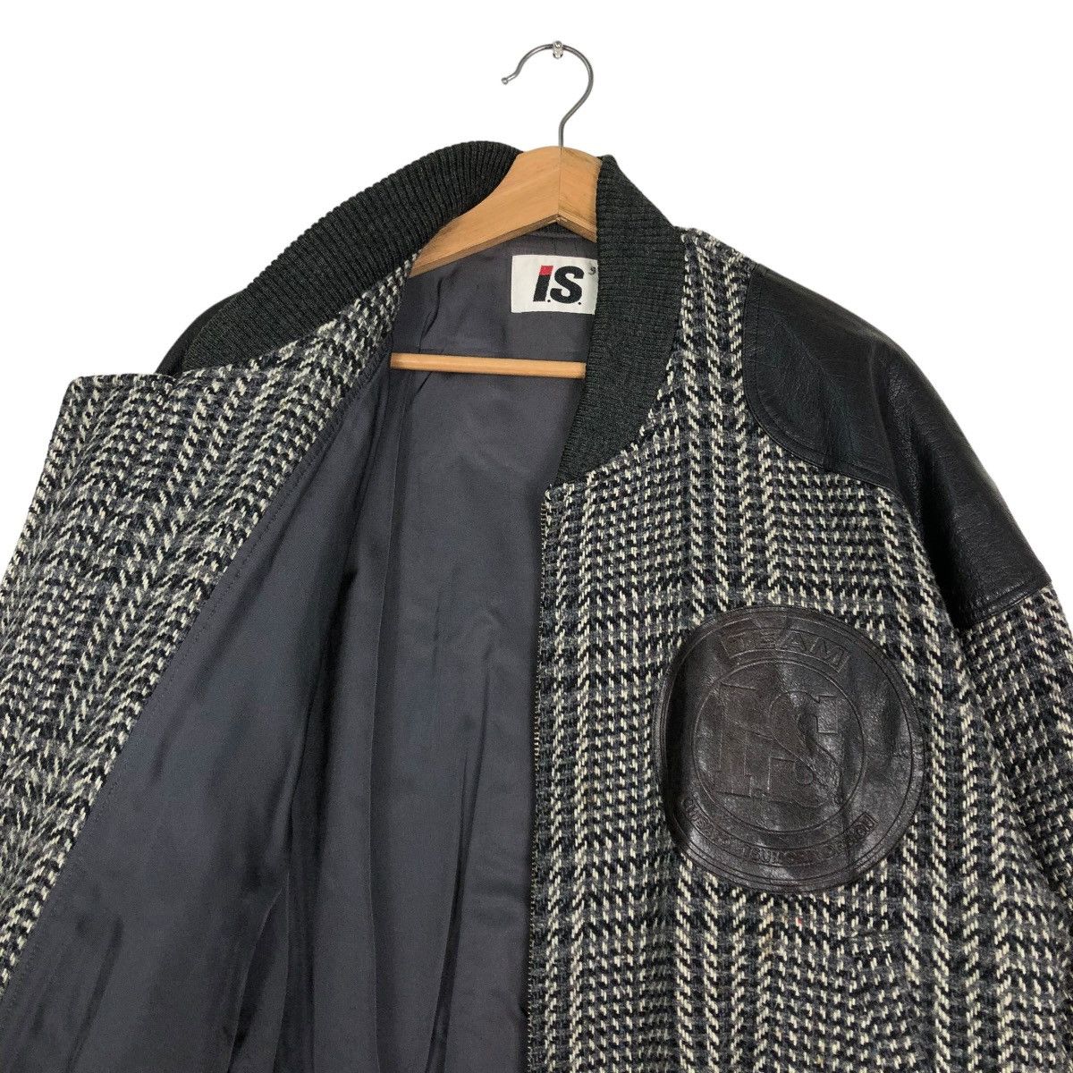 Issey Miyake 🔥VINTAGE 80’s WOOL HERRINGBONE BOMBER JACKET ISSEY MIYAKE Size US M / EU 48-50 / 2 - 14 Thumbnail