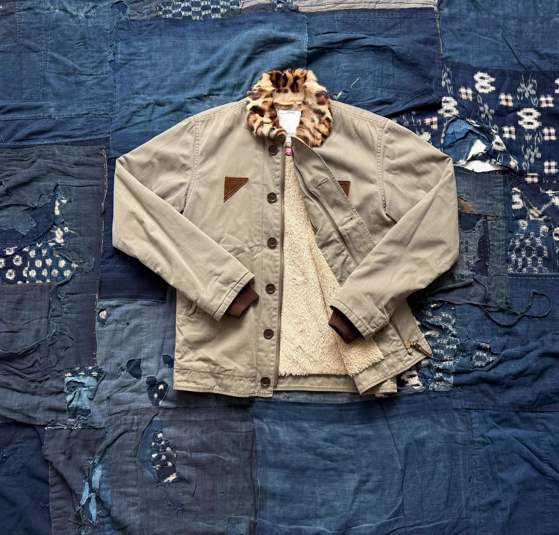 Visvim visvim 12AW Olive Tiger Collar Deckhand Size 2 Rare Size US M / EU 48-50 / 2 - 2 Thumbnail