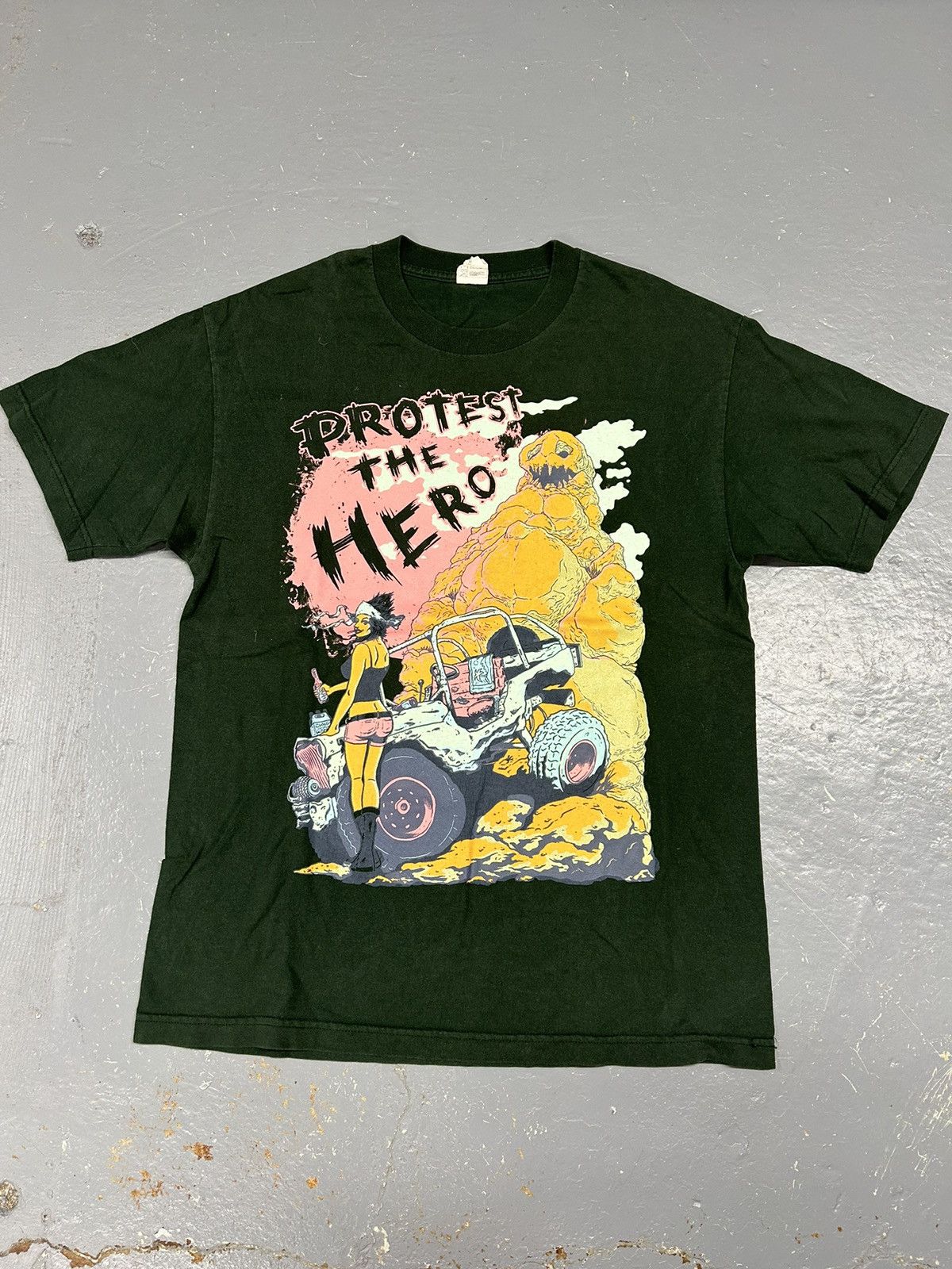 Band Tees × Vintage Crazy Vintage Y2K Essential Protest the Hero Band Tee Shirt Size US L / EU 52-54 / 3 - 1 Thumbnail