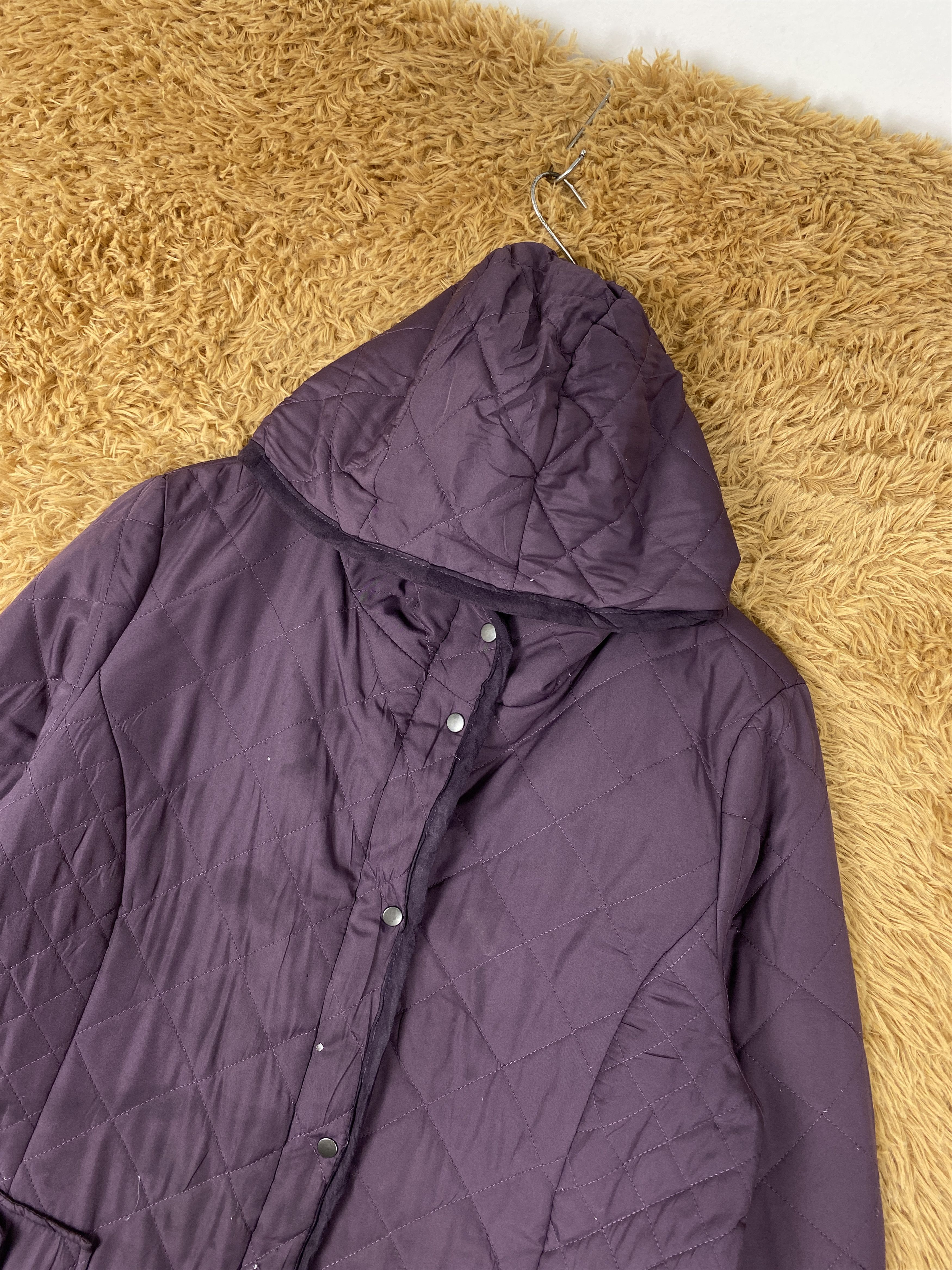 Japanese Brand Vintage Japanese Brand Hoodie Quilted Long Jacket J2024 Size US S / EU 44-46 / 1 - 2 Thumbnail