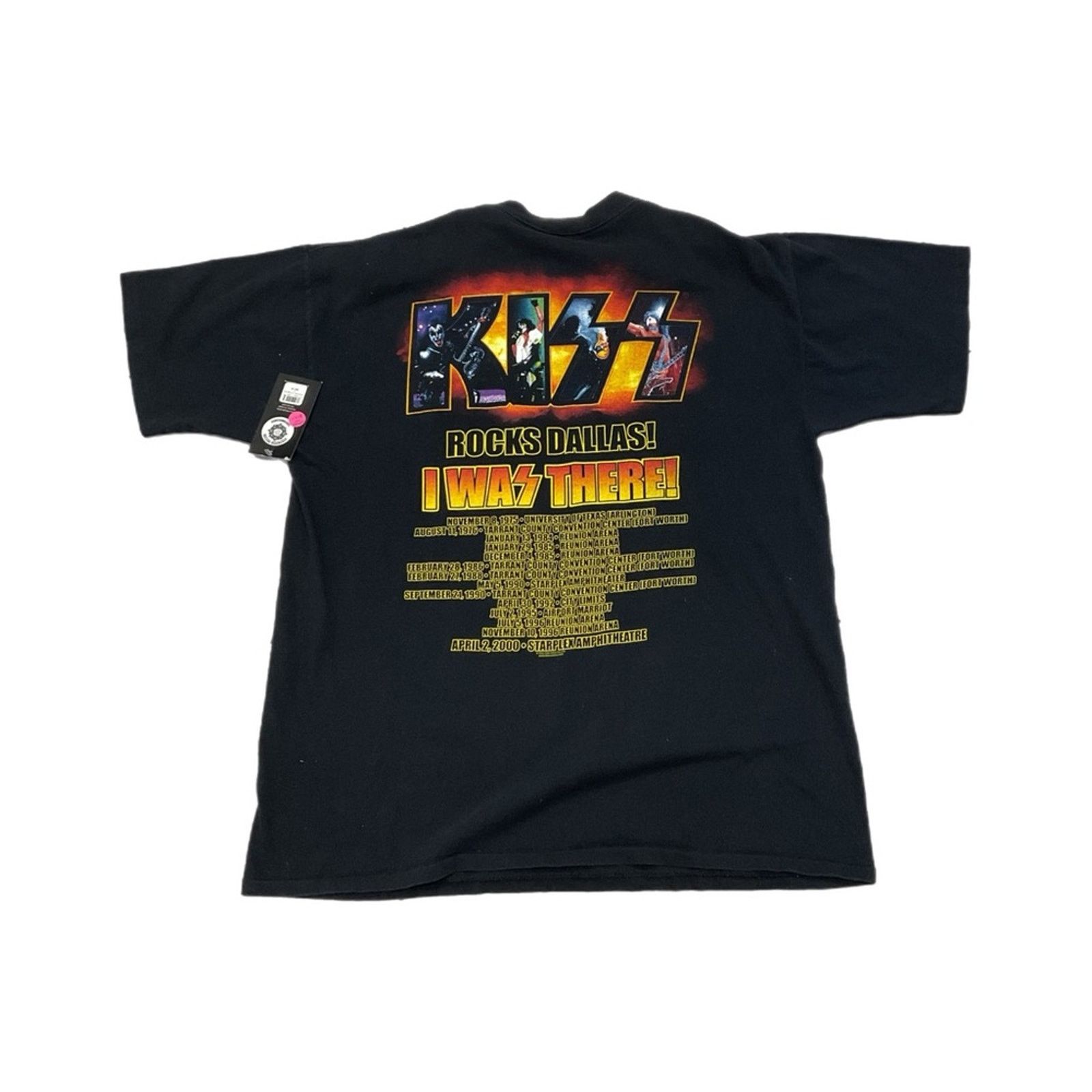 All Sport 2000's Rare Vintage kiss Band Tour Single Stitch T-shirt Size US XL / EU 56 / 4 - 2 Thumbnail