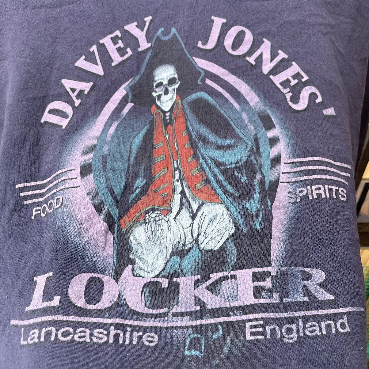Lee × Vintage 🔥Vintage Lee Davey Jones Locker Skulls Sailor Sweatshirts Size US M / EU 48-50 / 2 - 5 Thumbnail