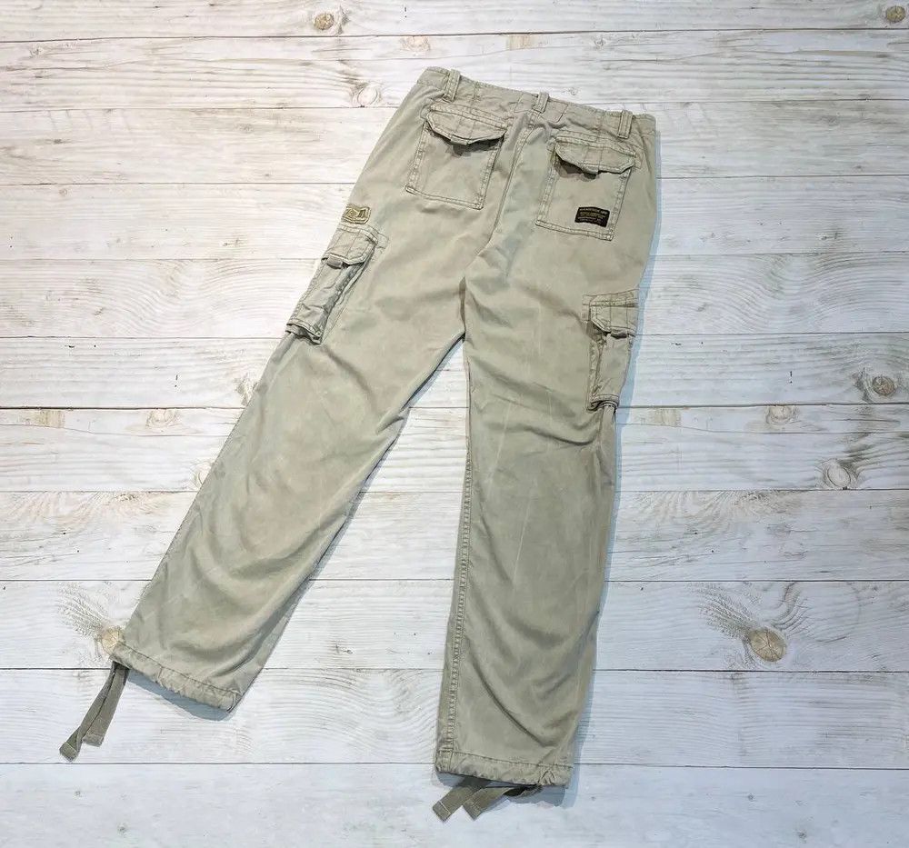 Alpha Industries Vintage Alpha Industries Cargo Pants Military Army Size US 33 - 2 Thumbnail