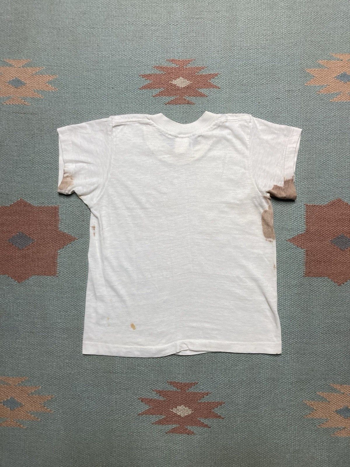 Vintage 70s blank white t shirt fruit loom boys 10 women’s baby tee Size XXS / US 00 / IT 34 - 4 Thumbnail