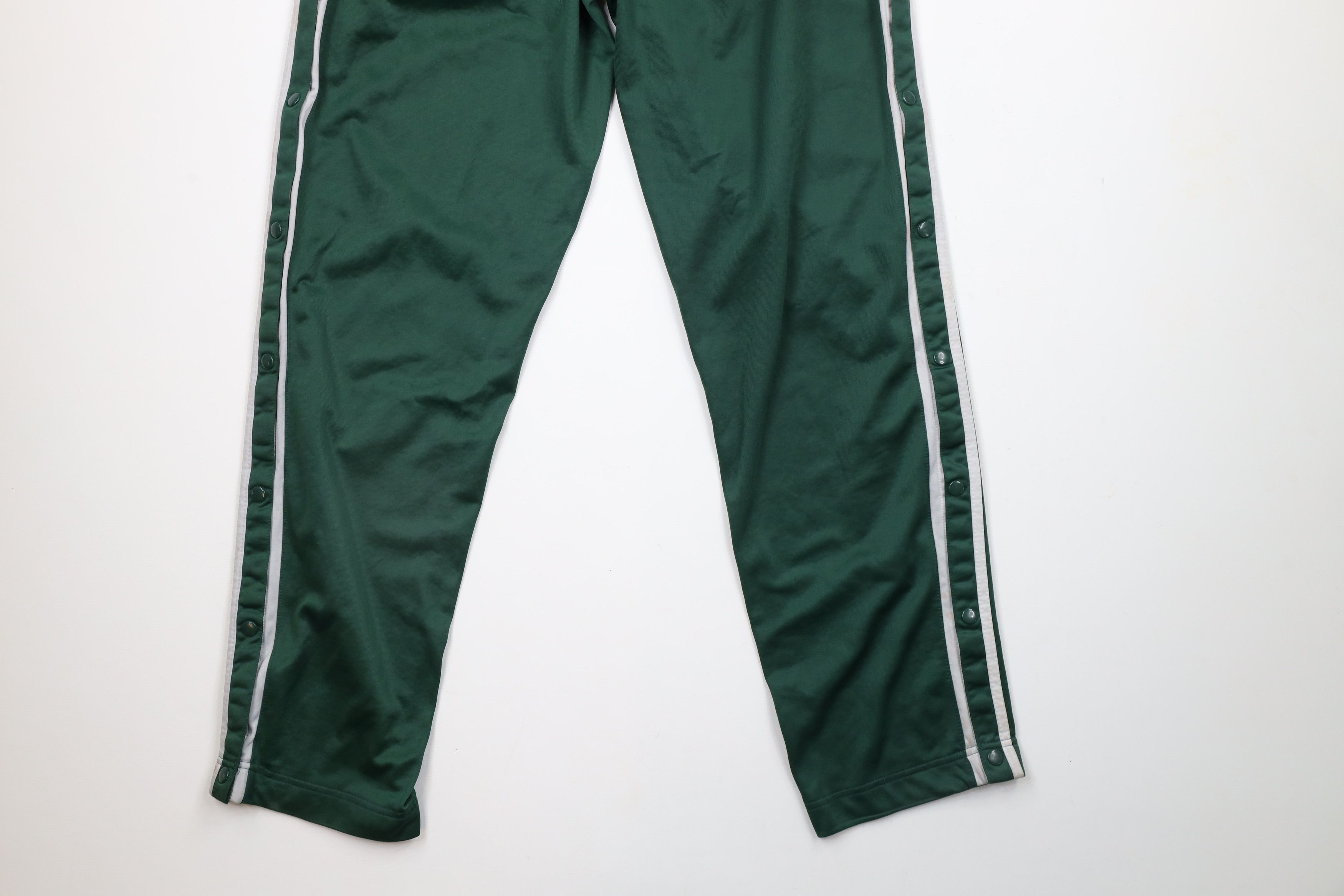Vintage Vintage 90s Streetwear Striped Tearaway Sweatpants Green Size US 36 / EU 52 - 15 Thumbnail