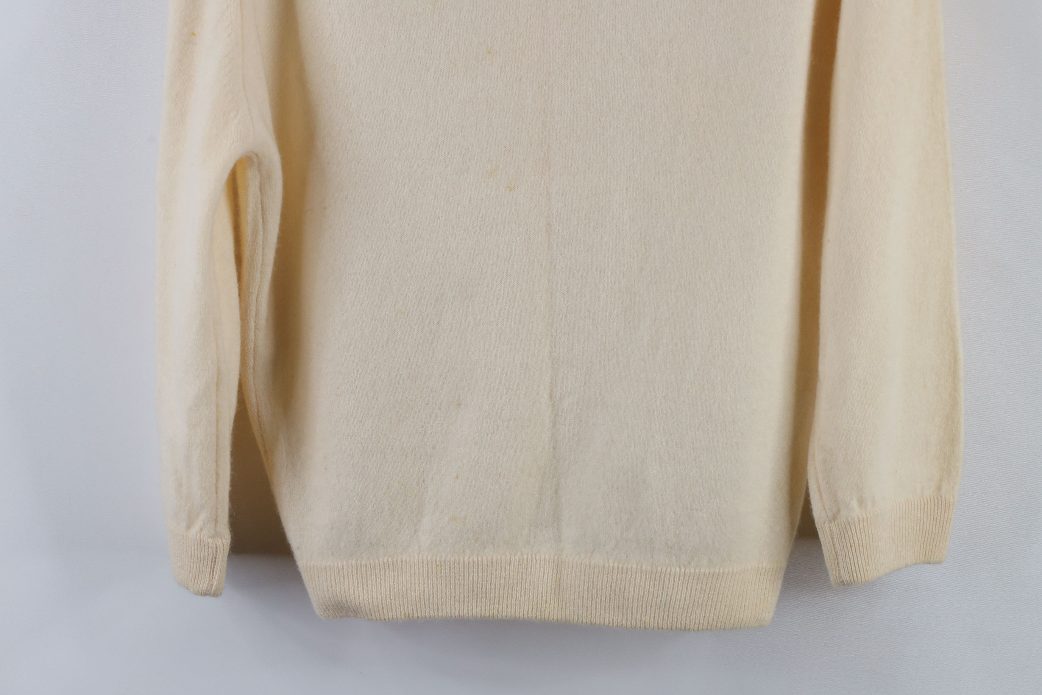 Vintage Vintage 50s Bernhard Altmann Knit Cardigan Sweater Beige Size S / US 4 / IT 40 - 14 Thumbnail