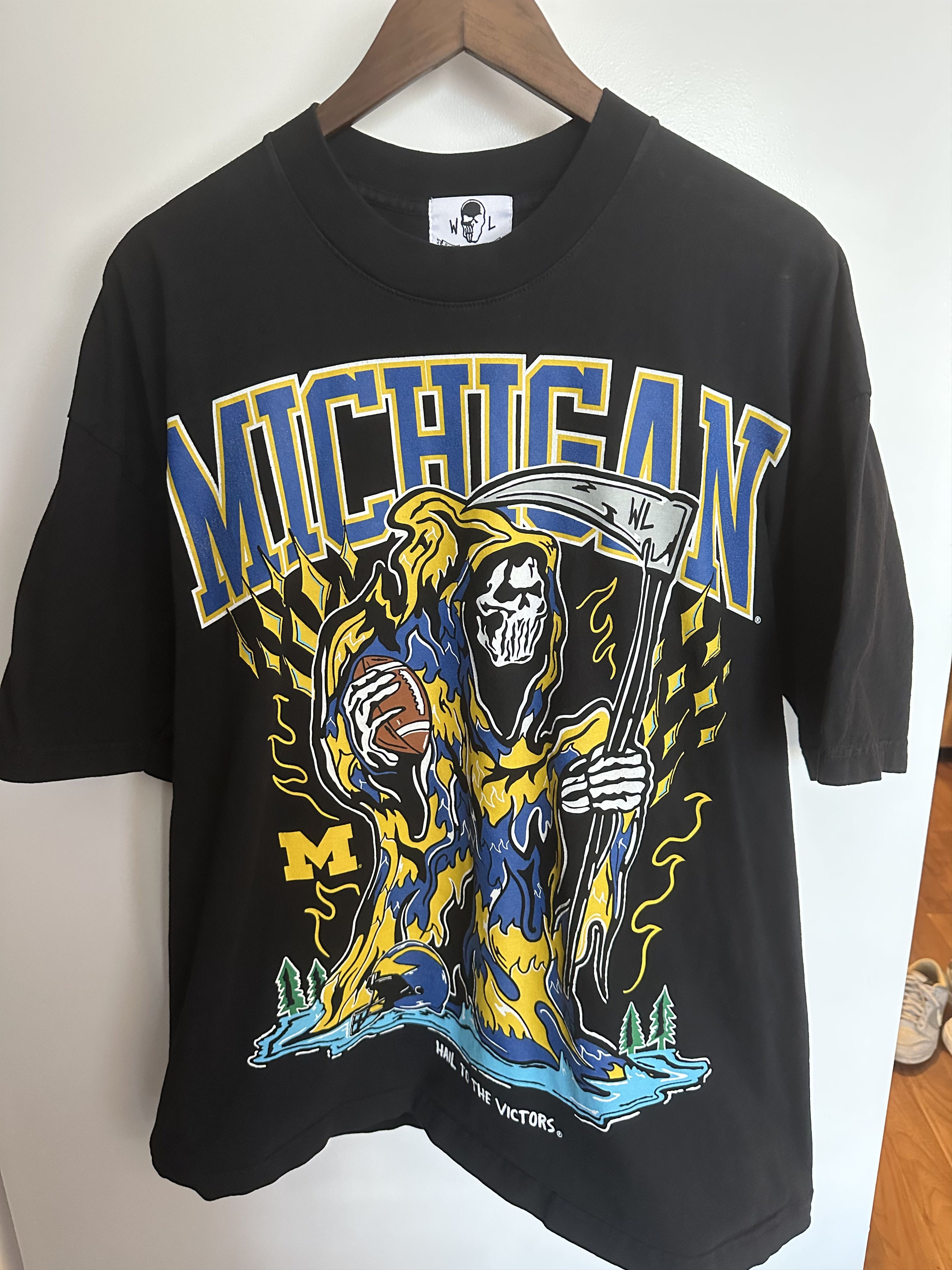 Warren Lotas Warren Lotas University of Michigan Victors Shirt Black Size US XL / EU 56 / 4 - 1 Thumbnail