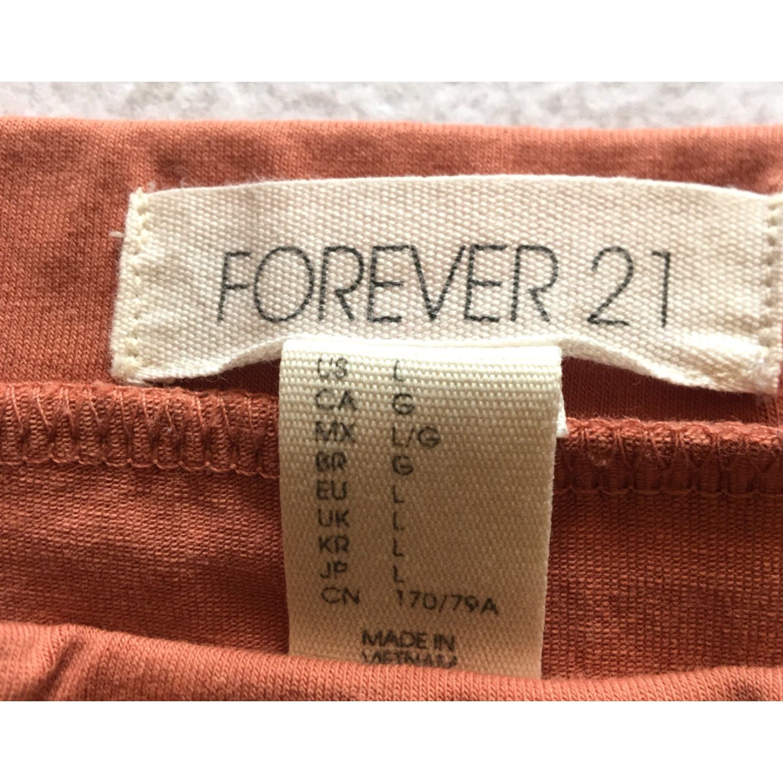 Forever 21 FOREVER 21 Women's Skirt Mini Short Elastic Waist Cider Rayon Mid Rise Pull On L Casual All Seasons Size 36" / US 14 / IT 50 - 3 Thumbnail