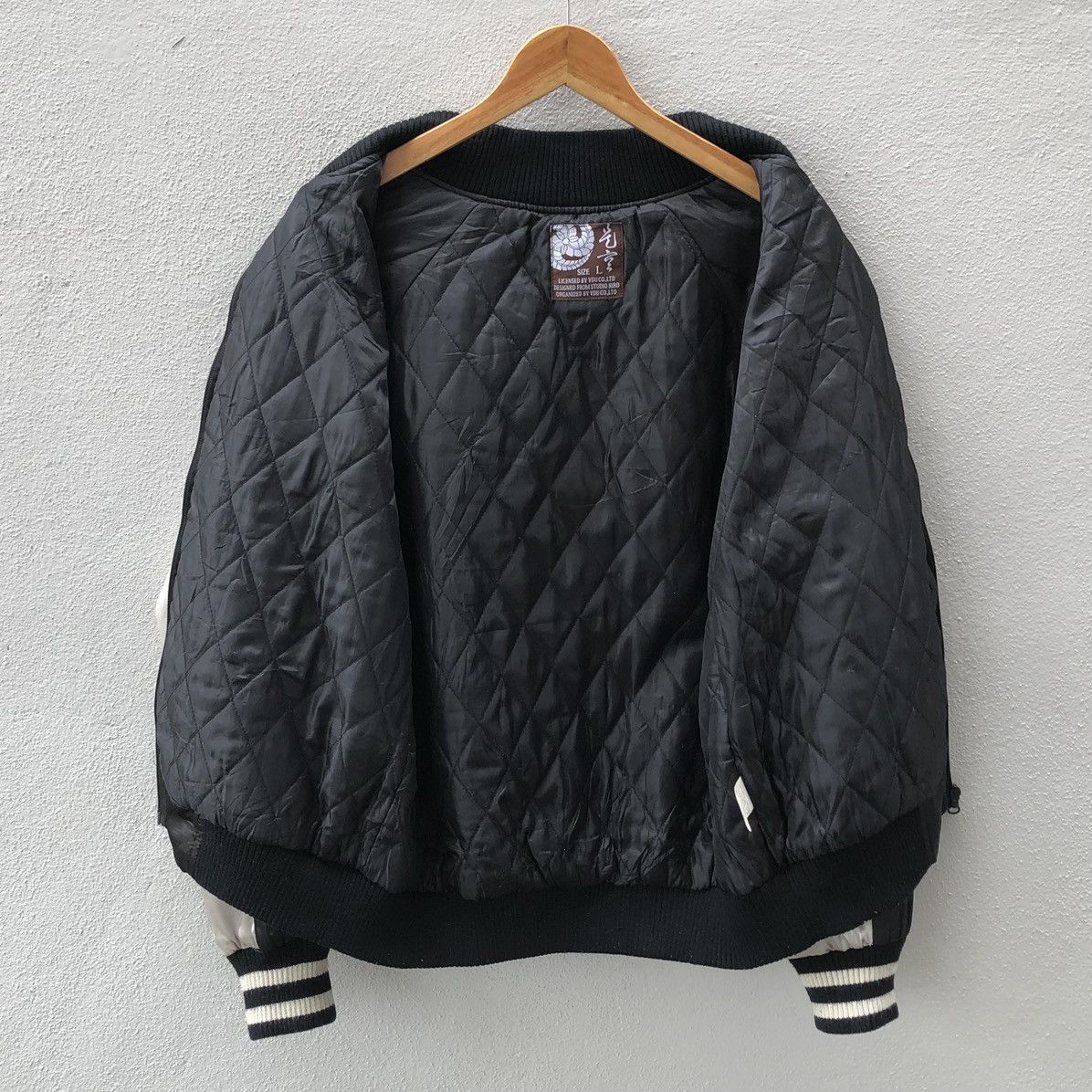 Japanese Brand Japanese Brand Embroidery Koi Satin Sukajan Jacket Size US L / EU 52-54 / 3 - 7 Thumbnail