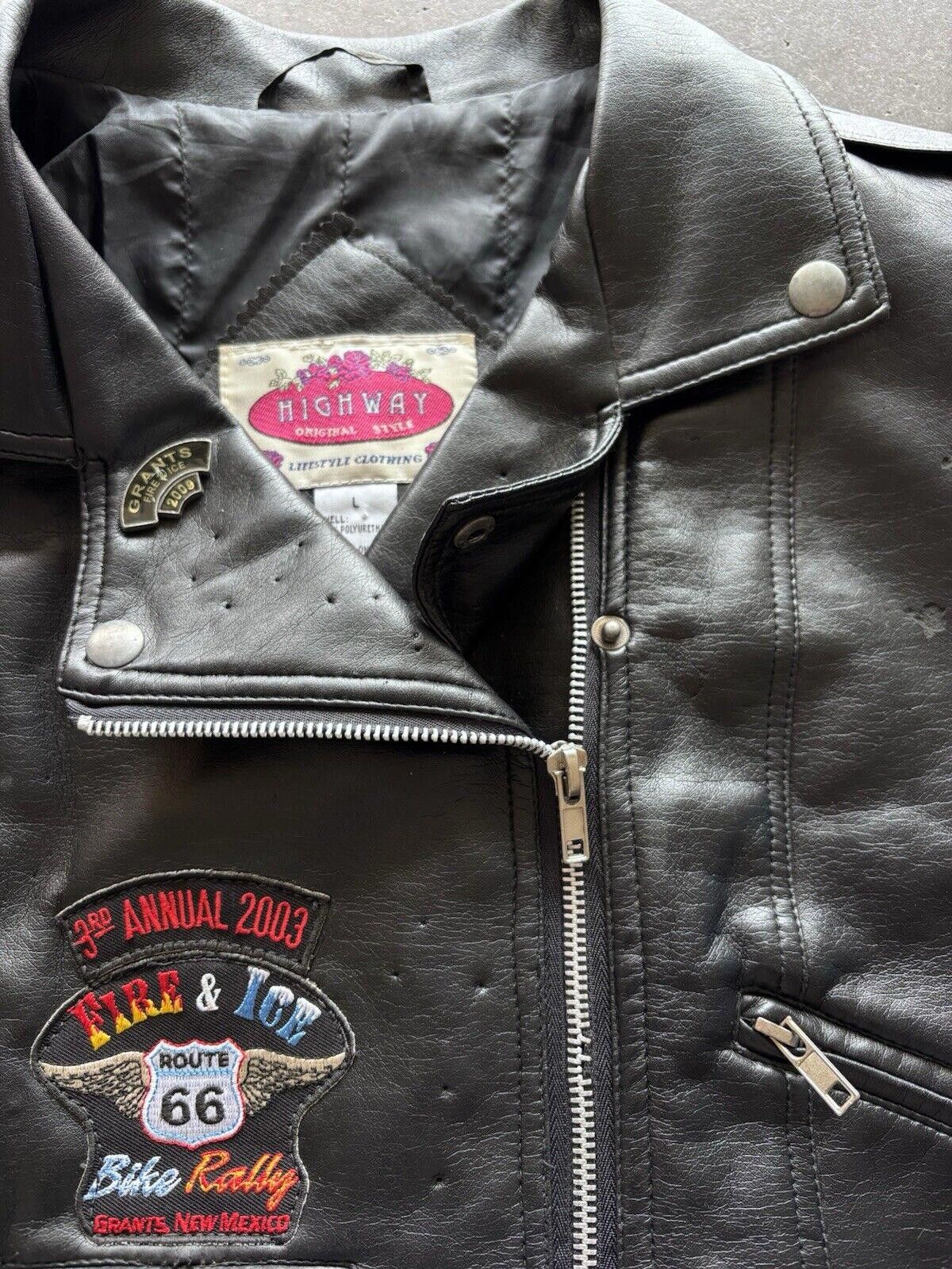 Vintage Vintage Y2K Highway Biker Lady Leather Vest Large Patches Size L / US 10 / IT 46 - 7 Thumbnail