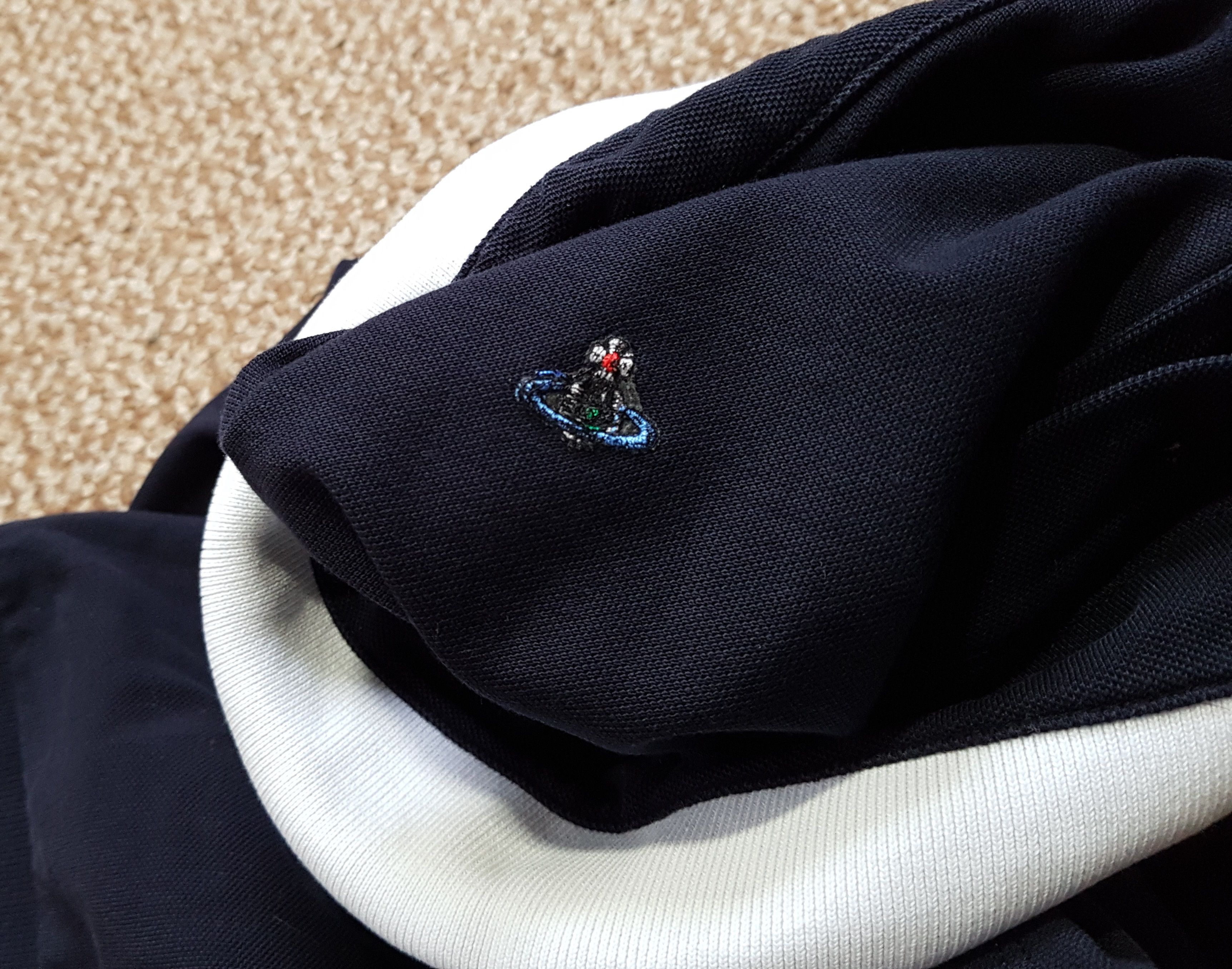Vivienne Westwood Vivienne Westwood Classic Polo Shirt Navy Slim Fit sz XL Size US XL / EU 56 / 4 - 13 Thumbnail