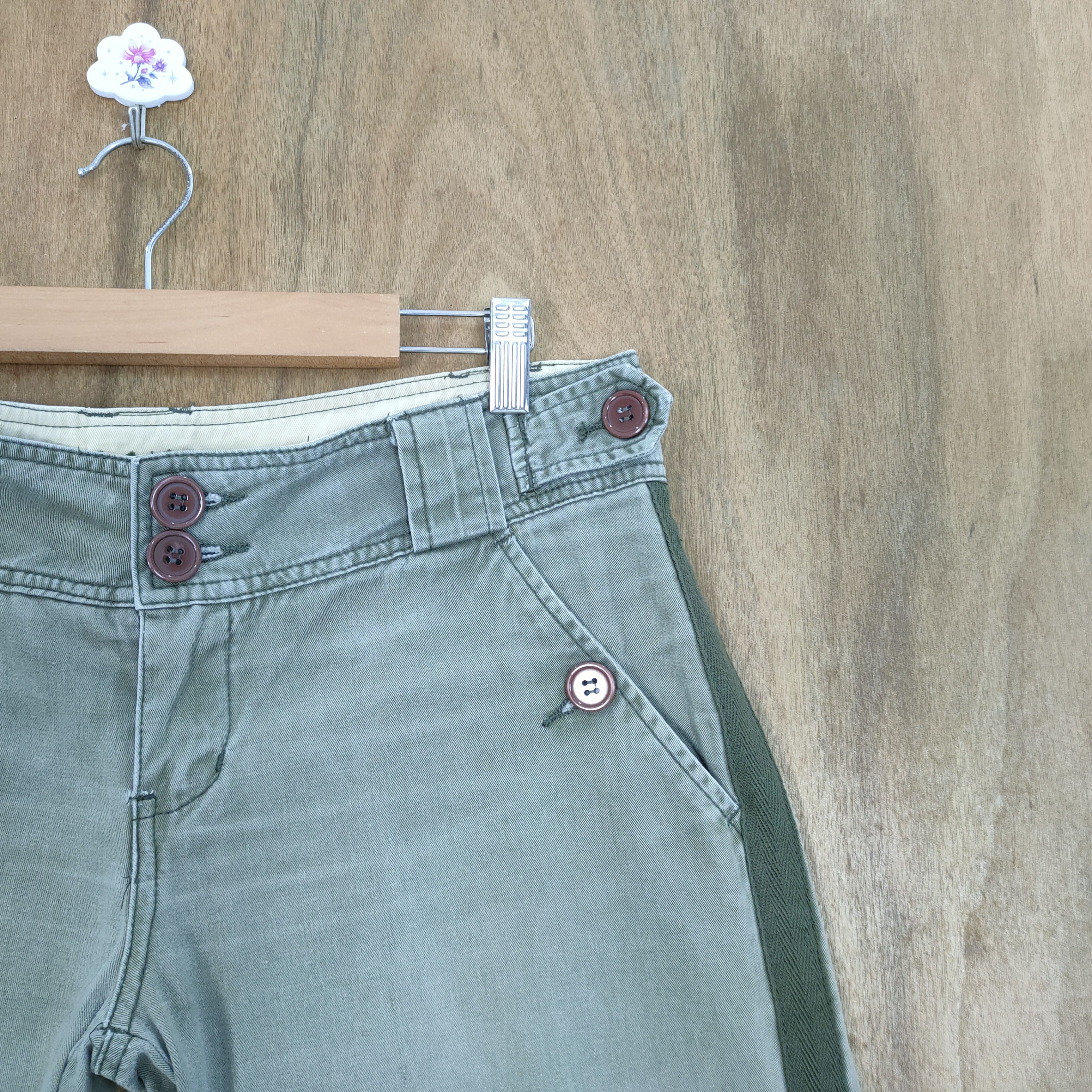 If Six Was Nine × Japanese Brand VINTAGE WOMEN'S JAPANESE FADED FLARED CARGO PANTS Size US 32 / EU 48 - 5 Thumbnail
