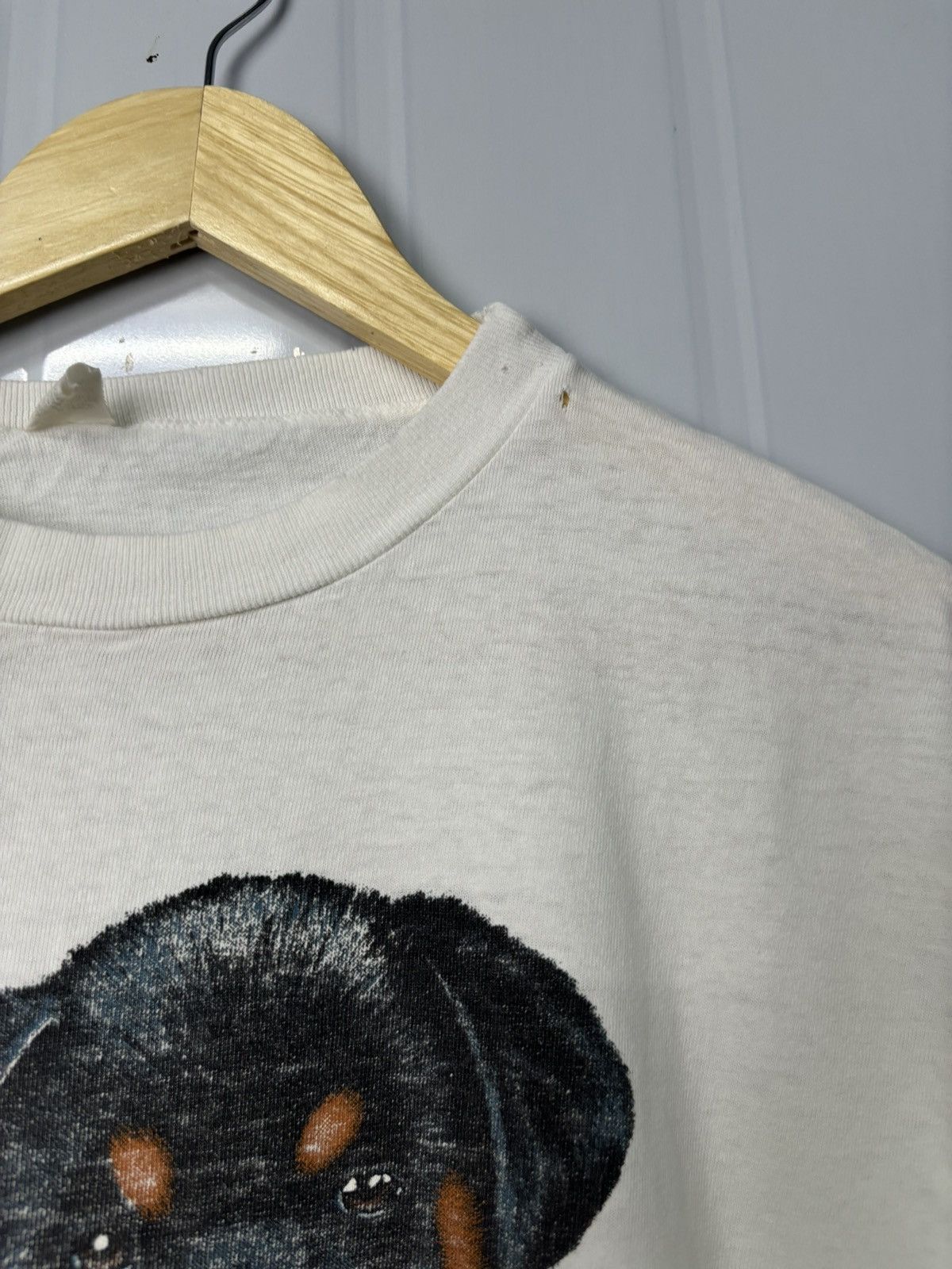 Vintage RARE! Vintage 90’s Rottweiler Art Phototee Size US L / EU 52-54 / 3 - 5 Thumbnail