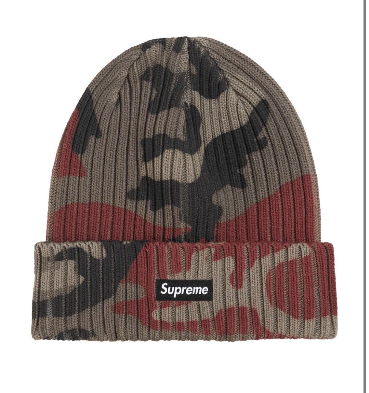 Overdyed Beanie - Red Camo (SS26)