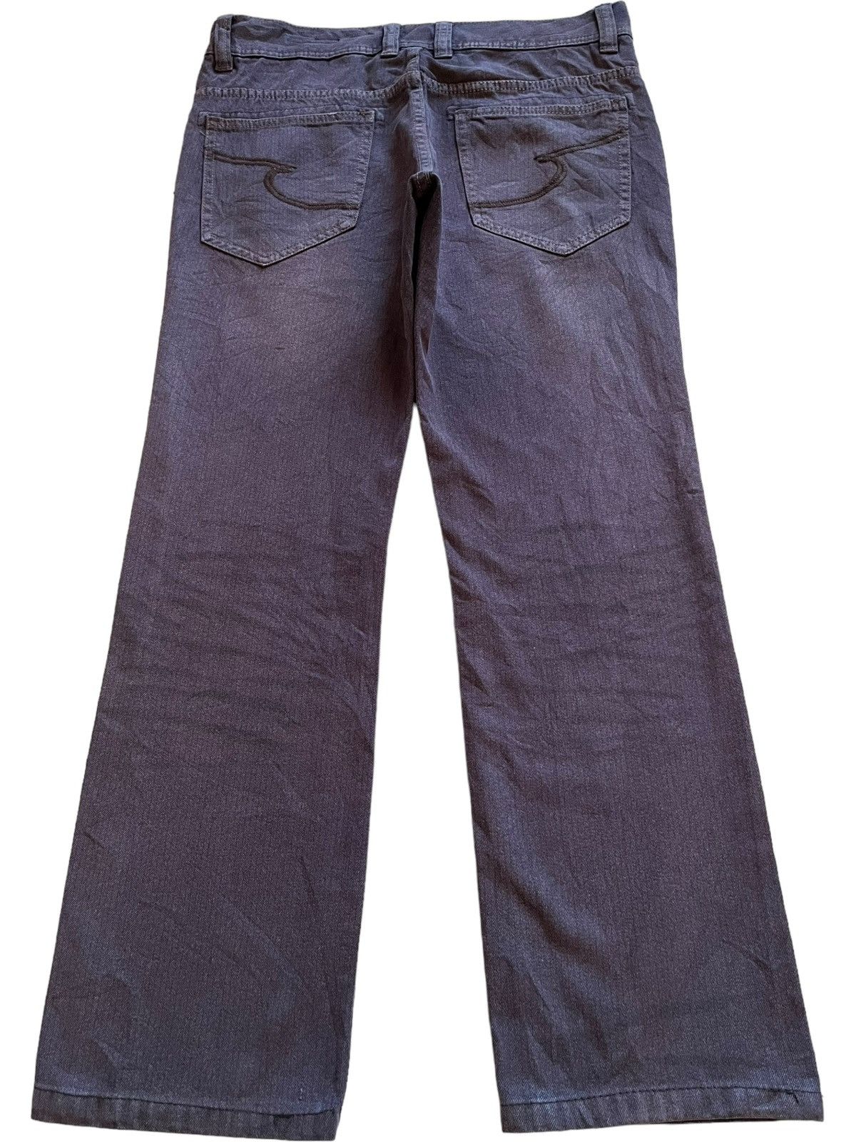 Japanese Brand × semanticdesign Vintage Japanese Semantic Design Striped Lines Jeans Size US 32 / EU 48 - 2 Thumbnail