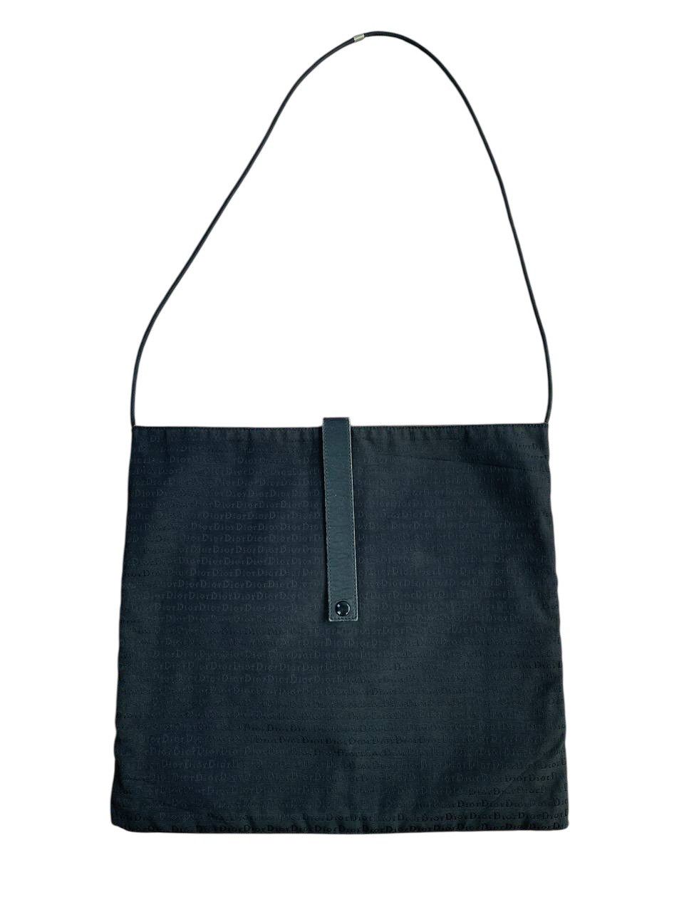 Dior 2000’s Dior Monogram Black Square Shoulder Bag Size ONE SIZE - 6 Thumbnail