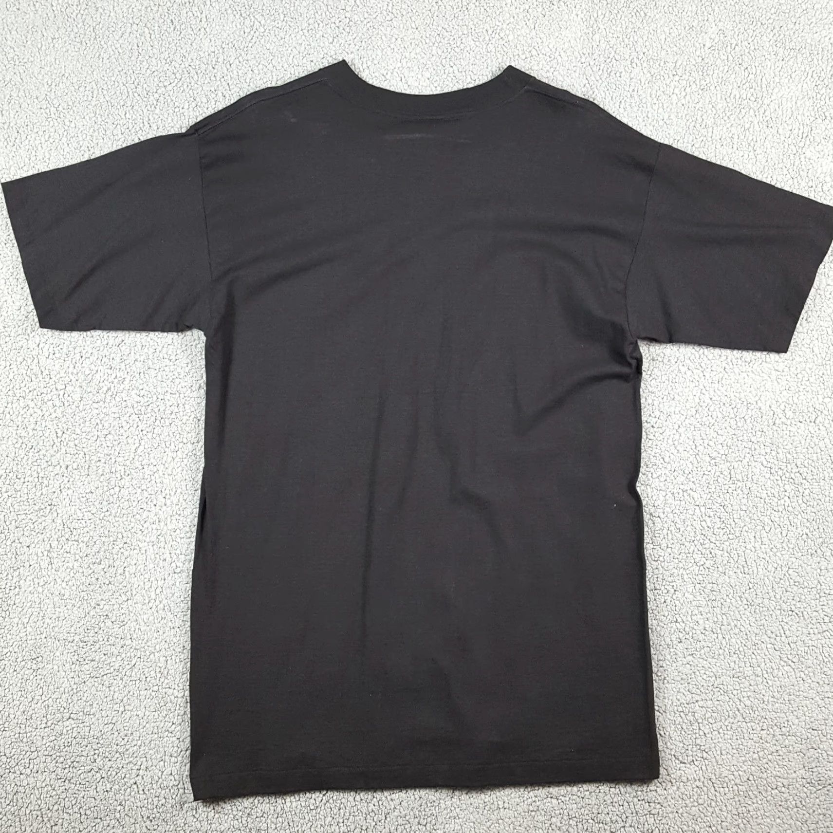 Vintage VINTAGE Kennedy Space Center Astronaut Moon Earth T Shirt Large 90s Retro Glow in the Dark Prairie Mountain Men Black Cotton Embroidered Logo US Size US L / EU 52-54 / 3 - 7 Thumbnail