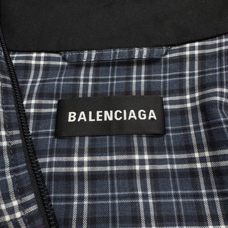 Balenciaga Balenciaga plaid patchwork assault suit jacket-2506 Size US M / EU 48-50 / 2 - 2 Thumbnail