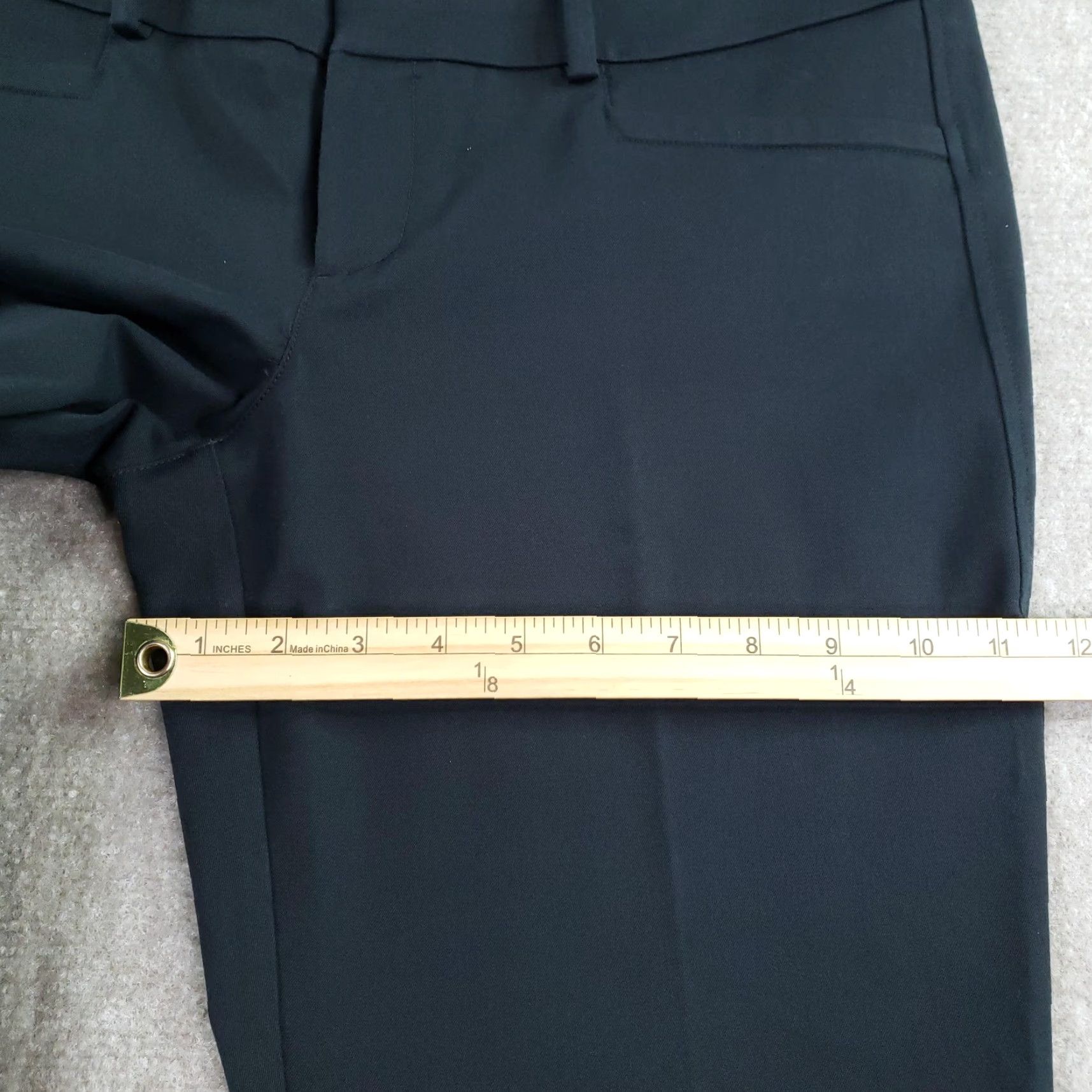 Lilly Pulitzer Lilly Pulitzer Womens Black Bootcut Twill Dress Pants 12 Stretch Workwear Convenience Pockets Size 34" / US 12 / IT 48 - 5 Thumbnail