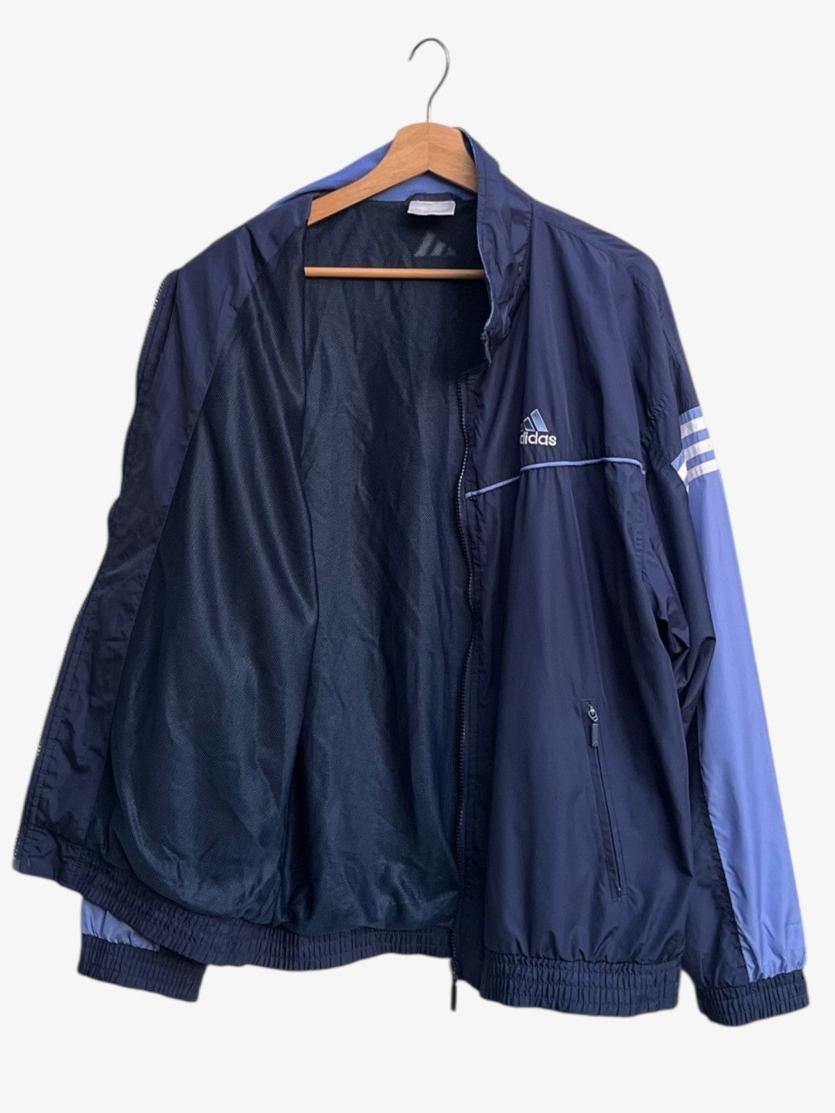 Adidas Vintage Adidas Two Tone Windbreaker Size US M / EU 48-50 / 2 - 3 Thumbnail