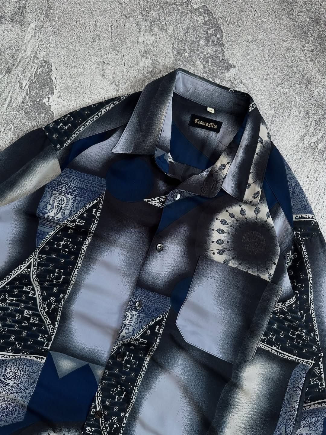 Other Cesoco Mio Vintage Pattern Long Sleeve Shirt Size US L / EU 52-54 / 3 - 2 Thumbnail