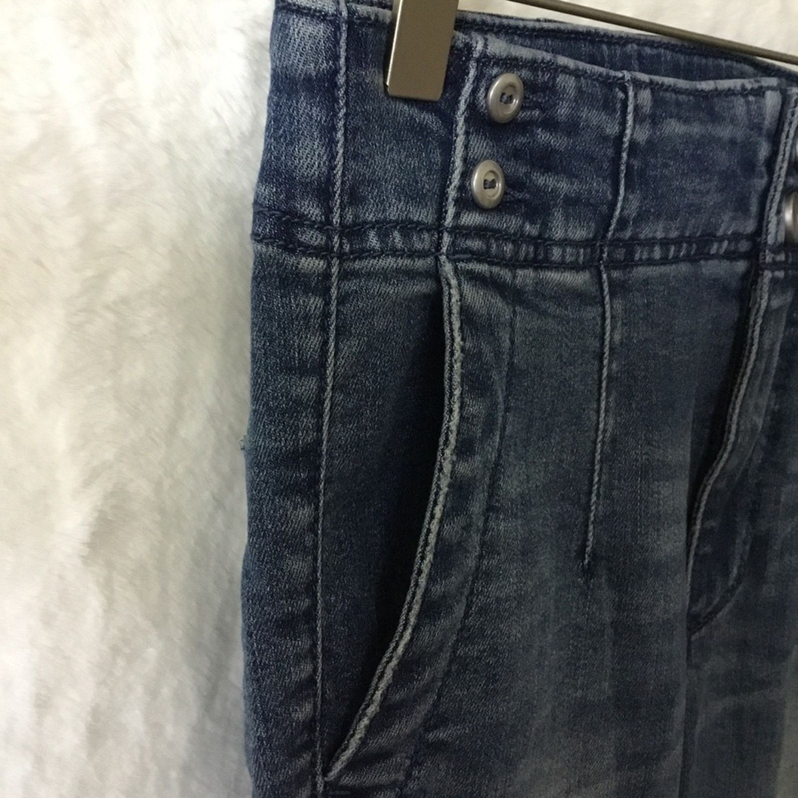Anthropologie Anthropologie Pilcro Blue High-rise Skinny Jeans Size 28" / US 6 / IT 42 - 4 Thumbnail